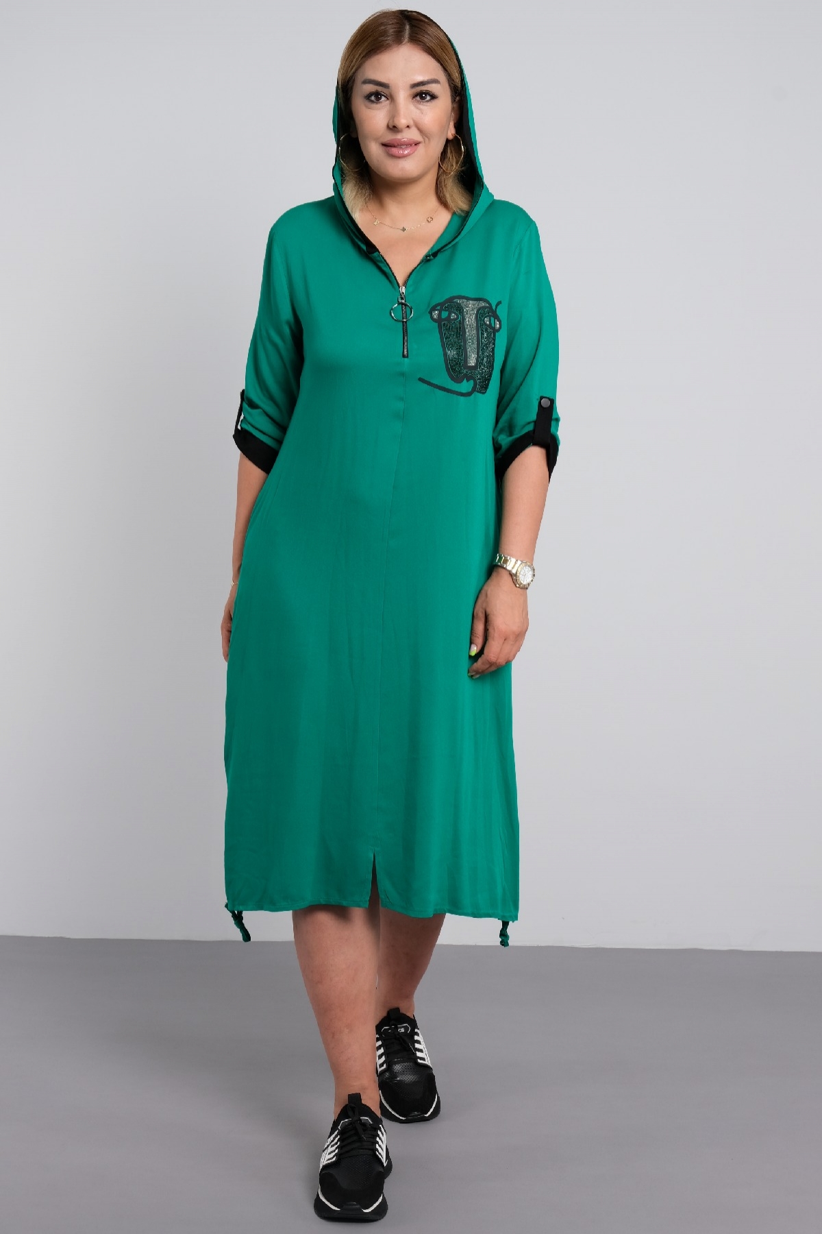 Casual Dresses-Green