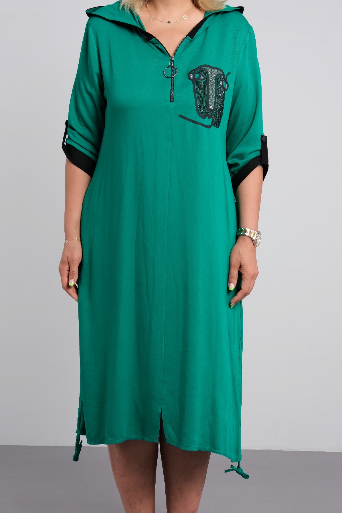 Casual Dresses-Green