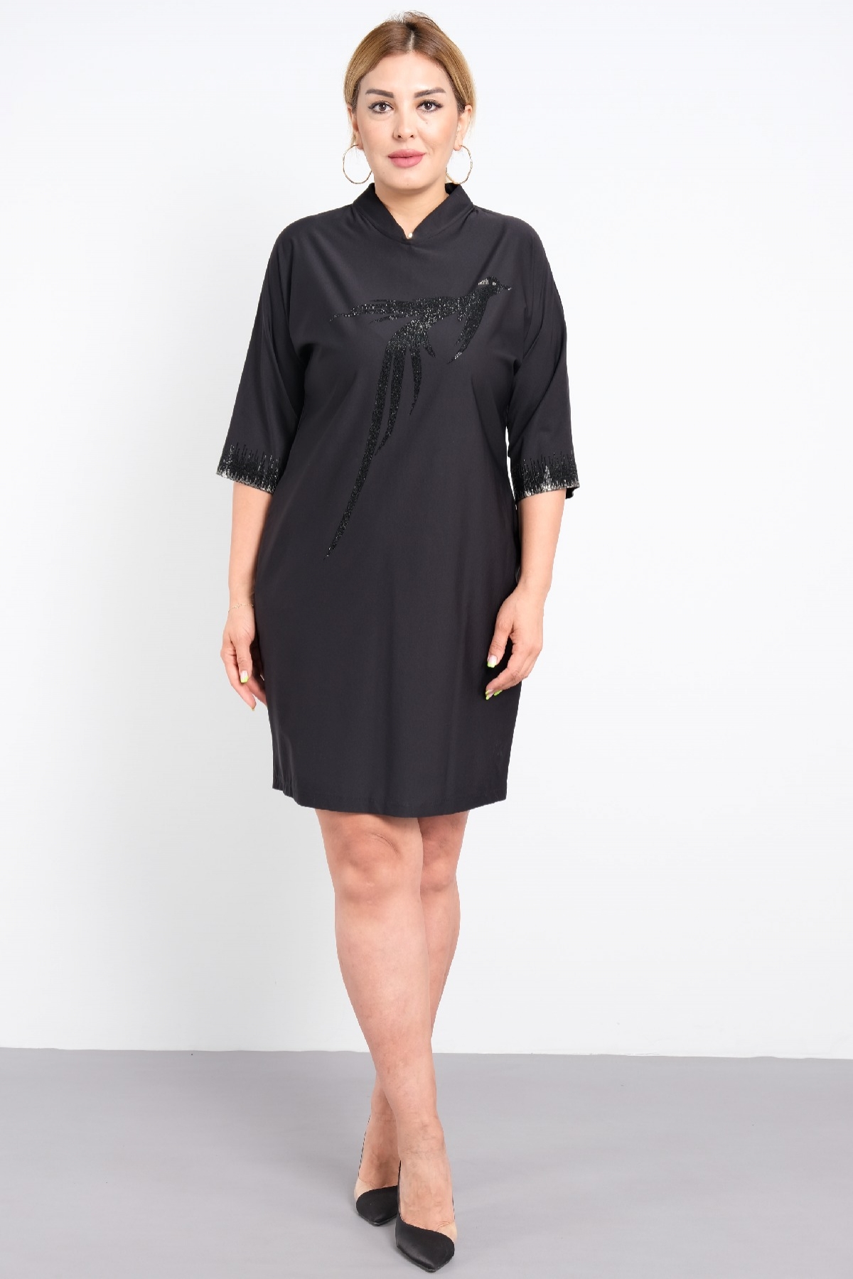 Casual Dresses-Black