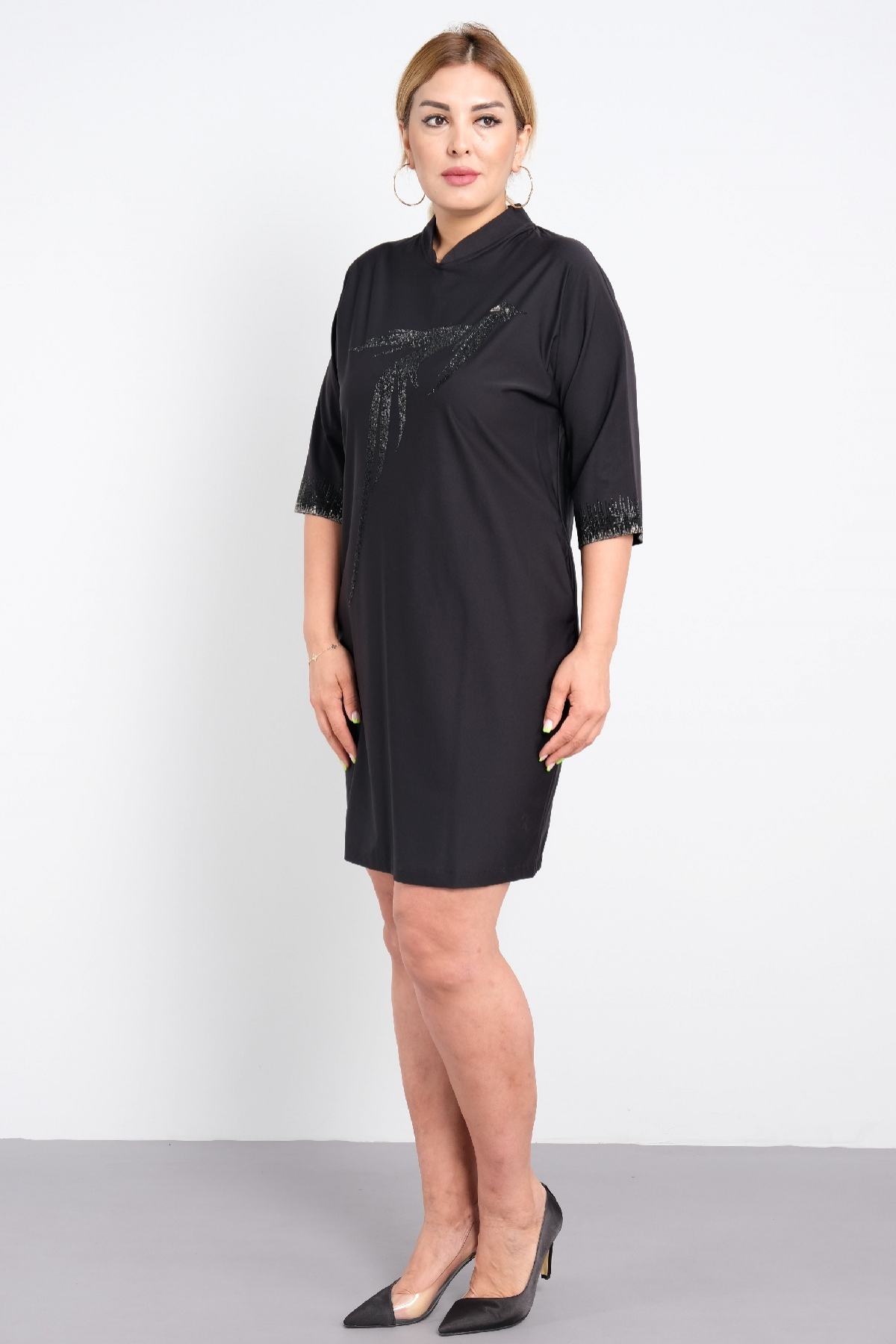 Casual Dresses-Black