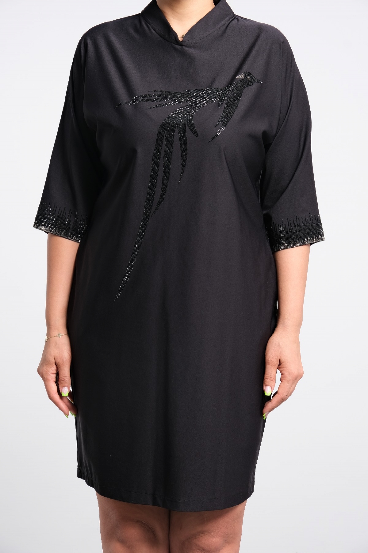 Casual Dresses-Black