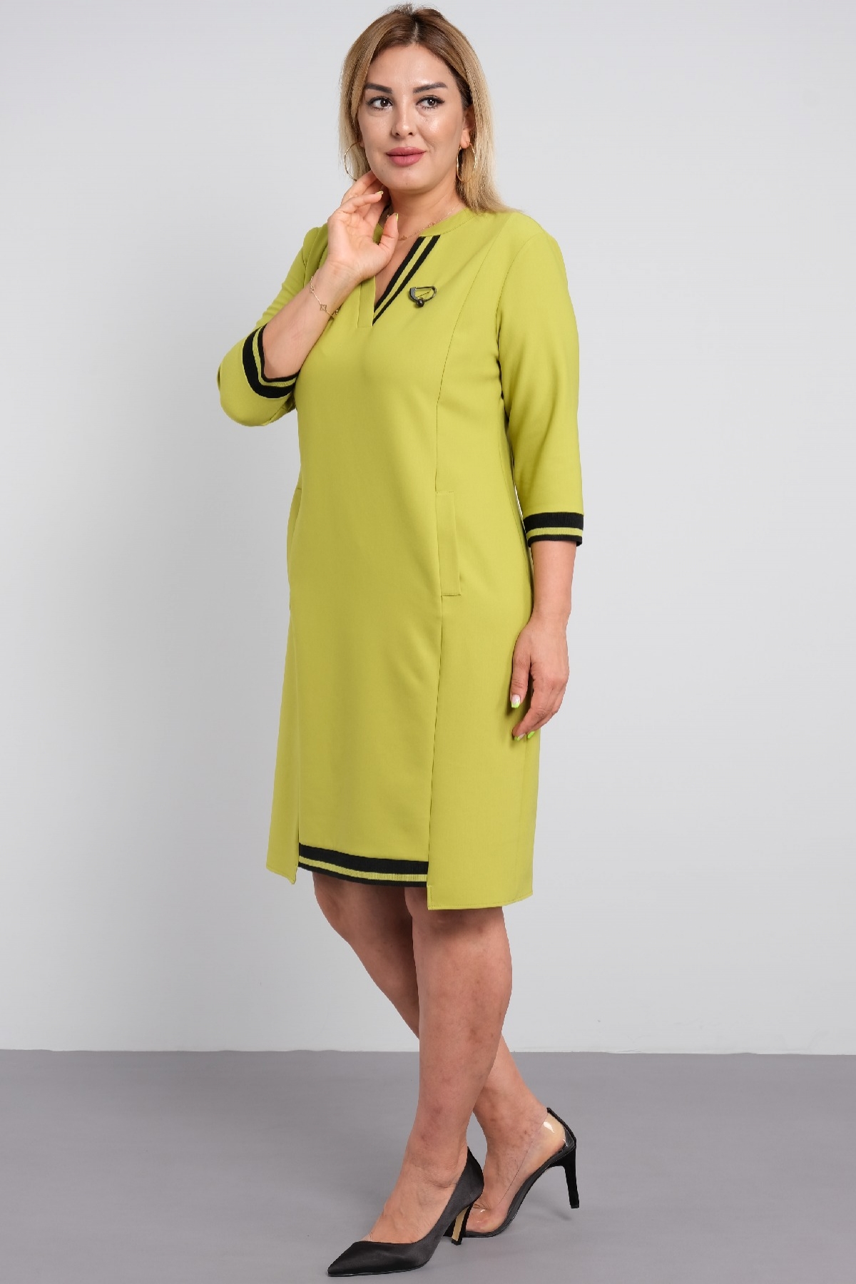 Casual Dresses-Neon Green