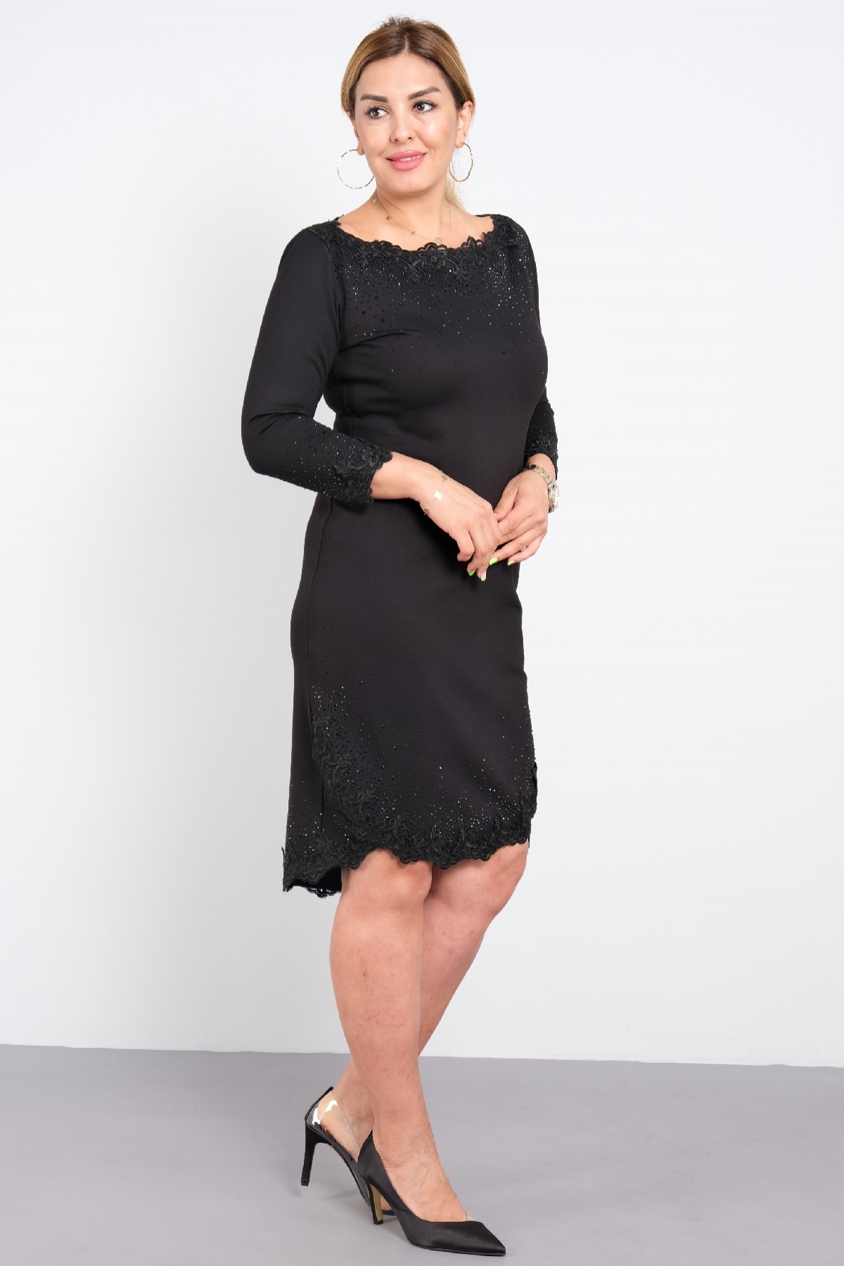 Casual Dresses-Black