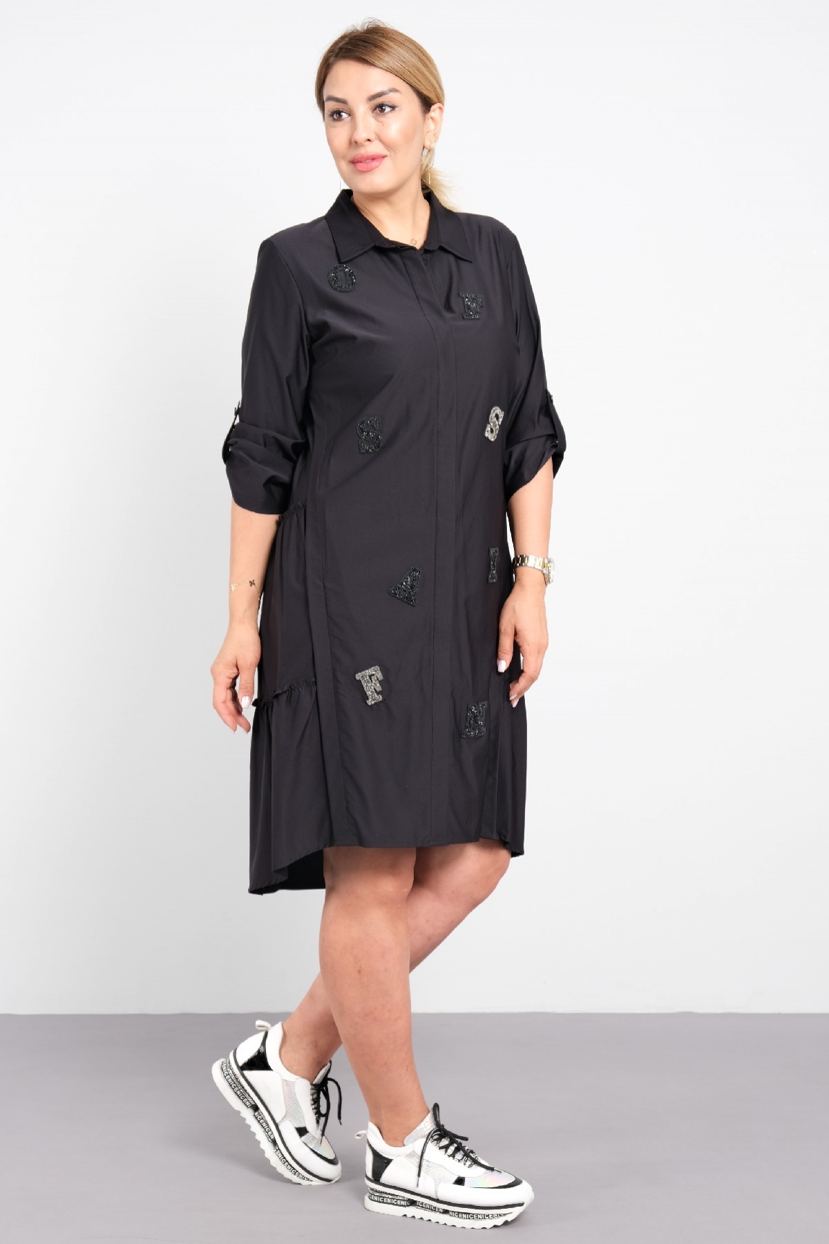 Casual Dresses-Black