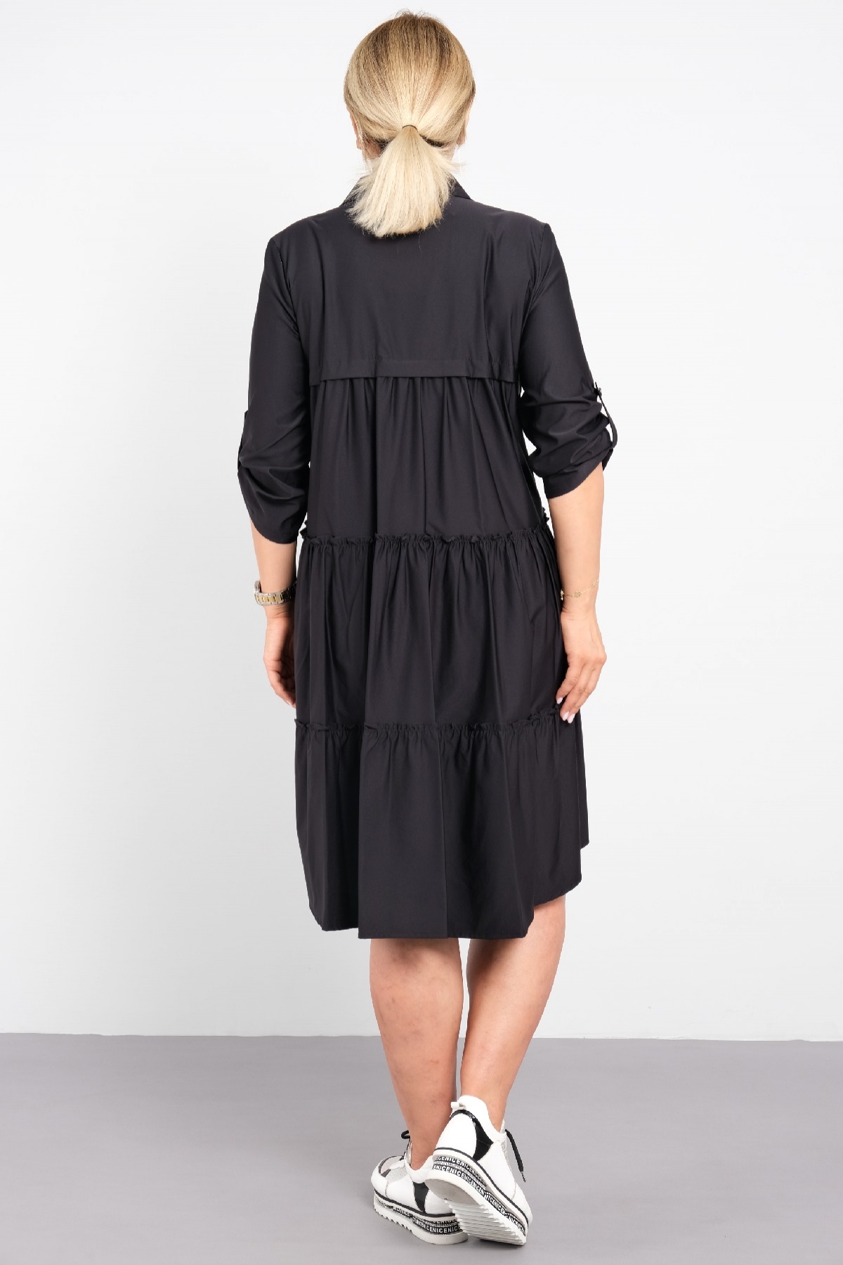 Casual Dresses-Black