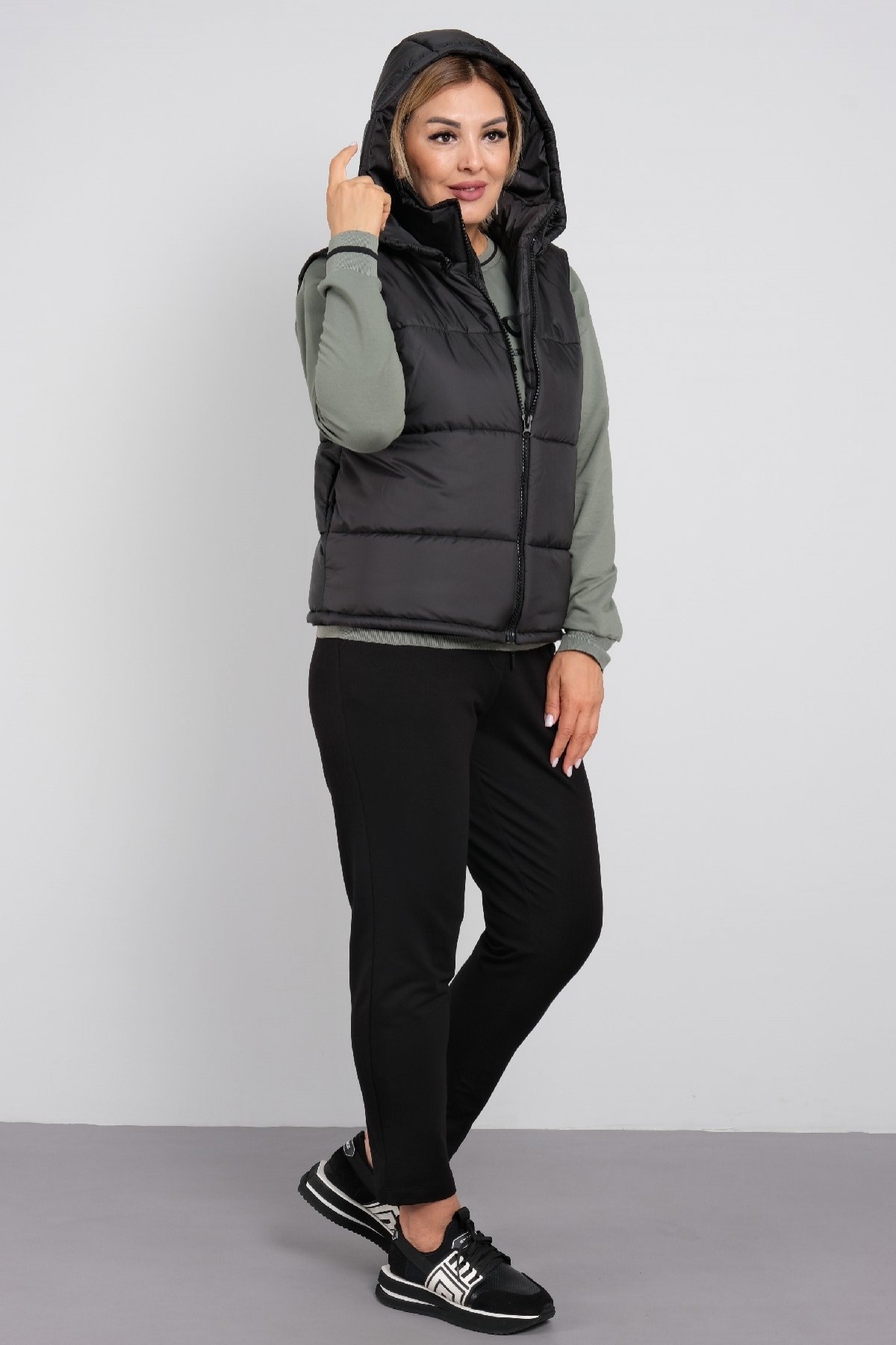 Women's 3 Piece Suits-Petrol Green