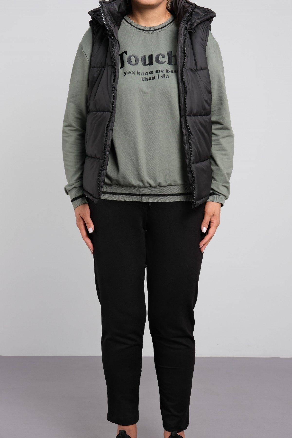 Women's 3 Piece Suits-Petrol Green