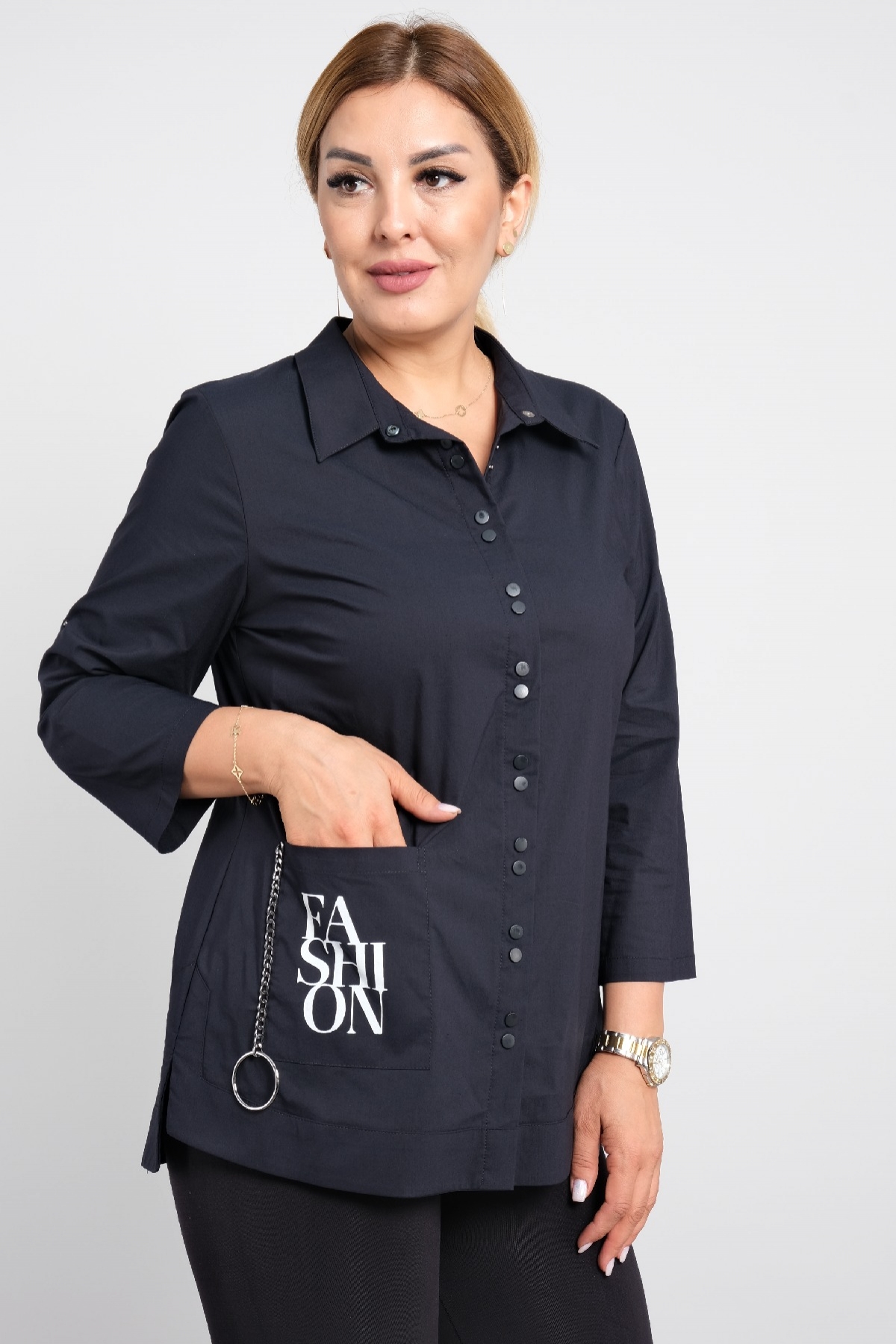 Shirt-Dark Blue