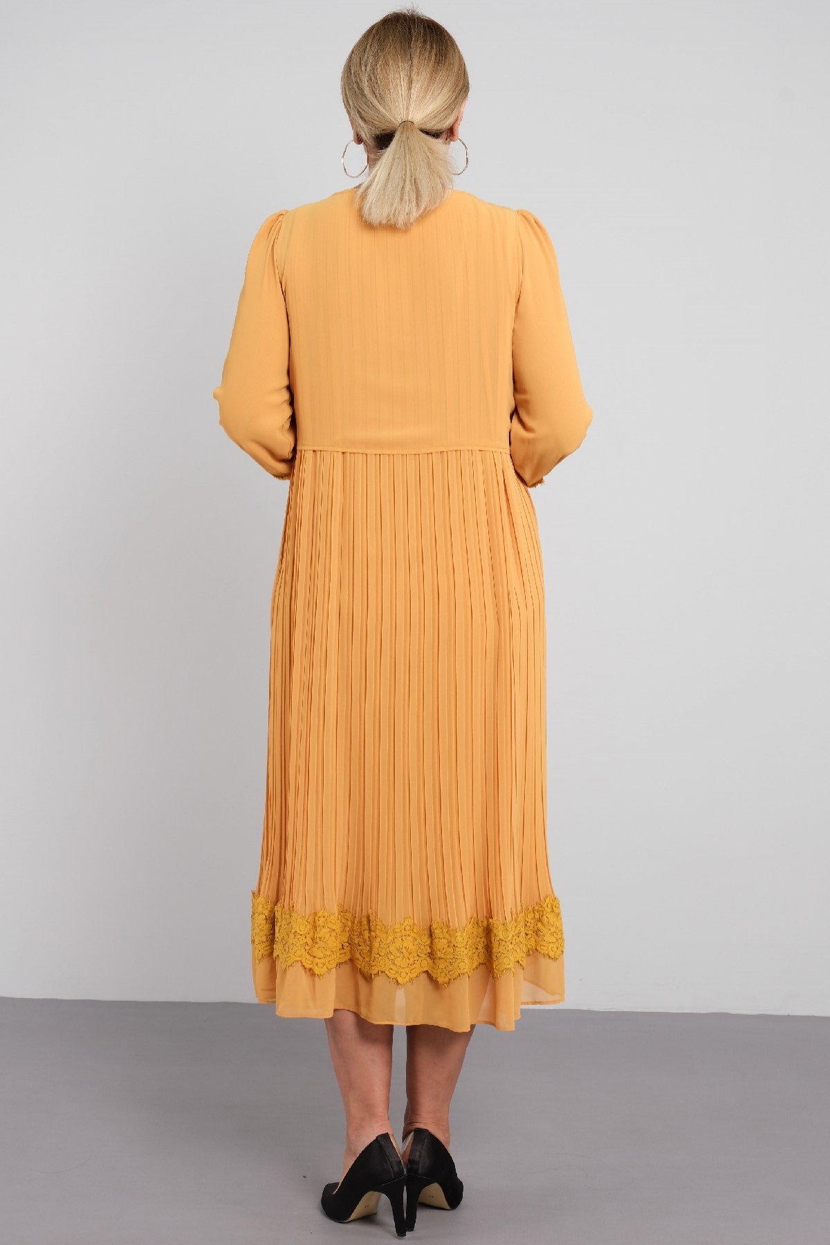 Casual Dresses-Mustard