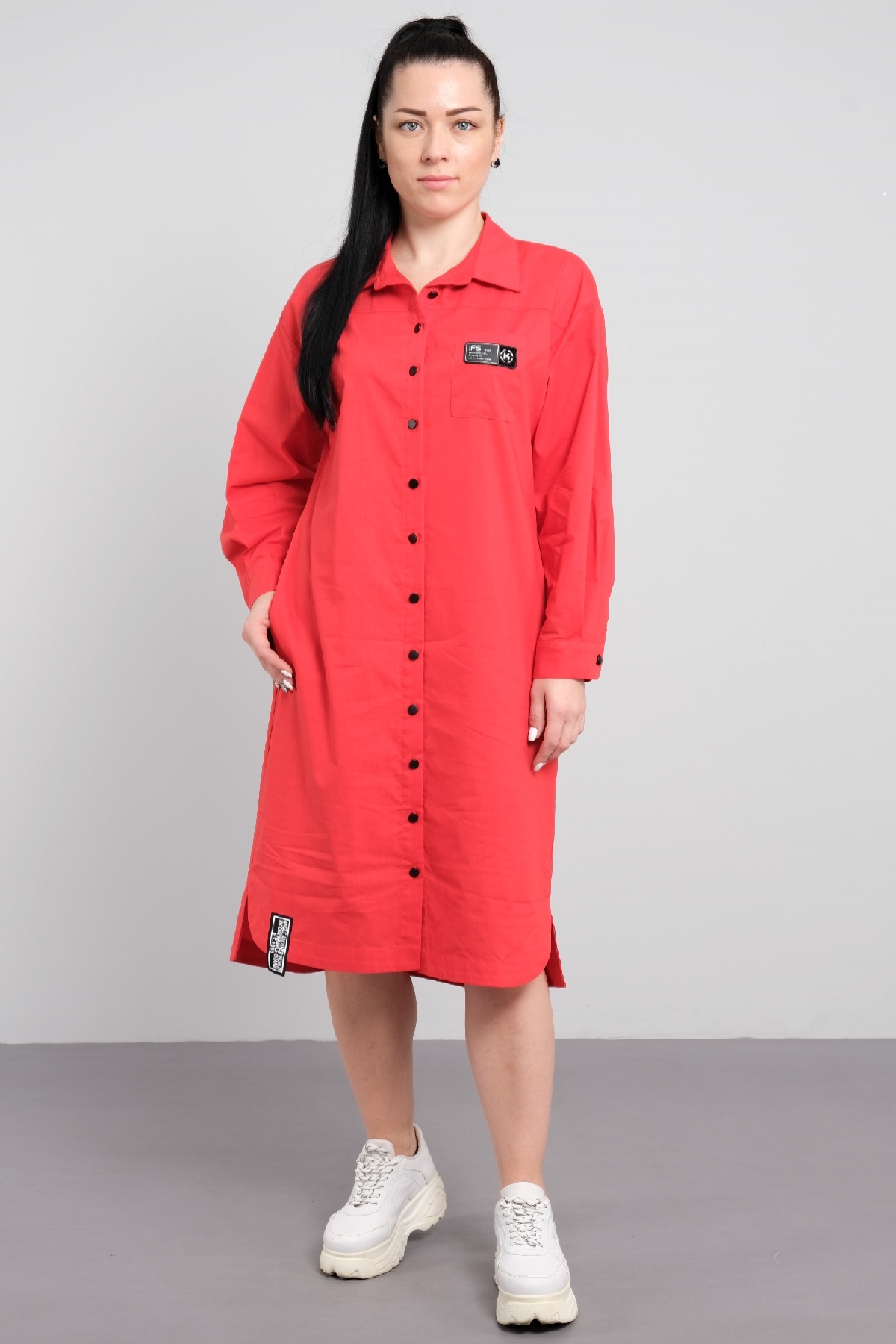 Casual Dresses-Red