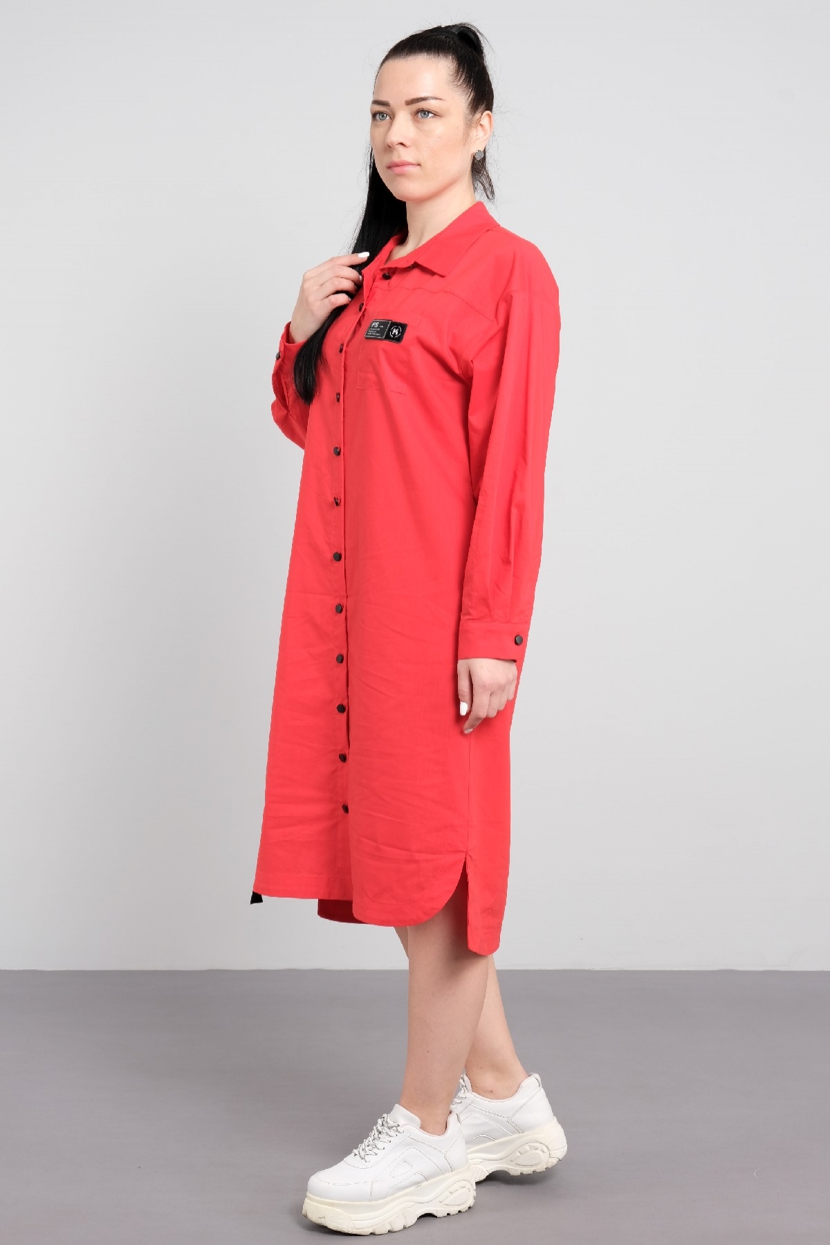 Casual Dresses-Red
