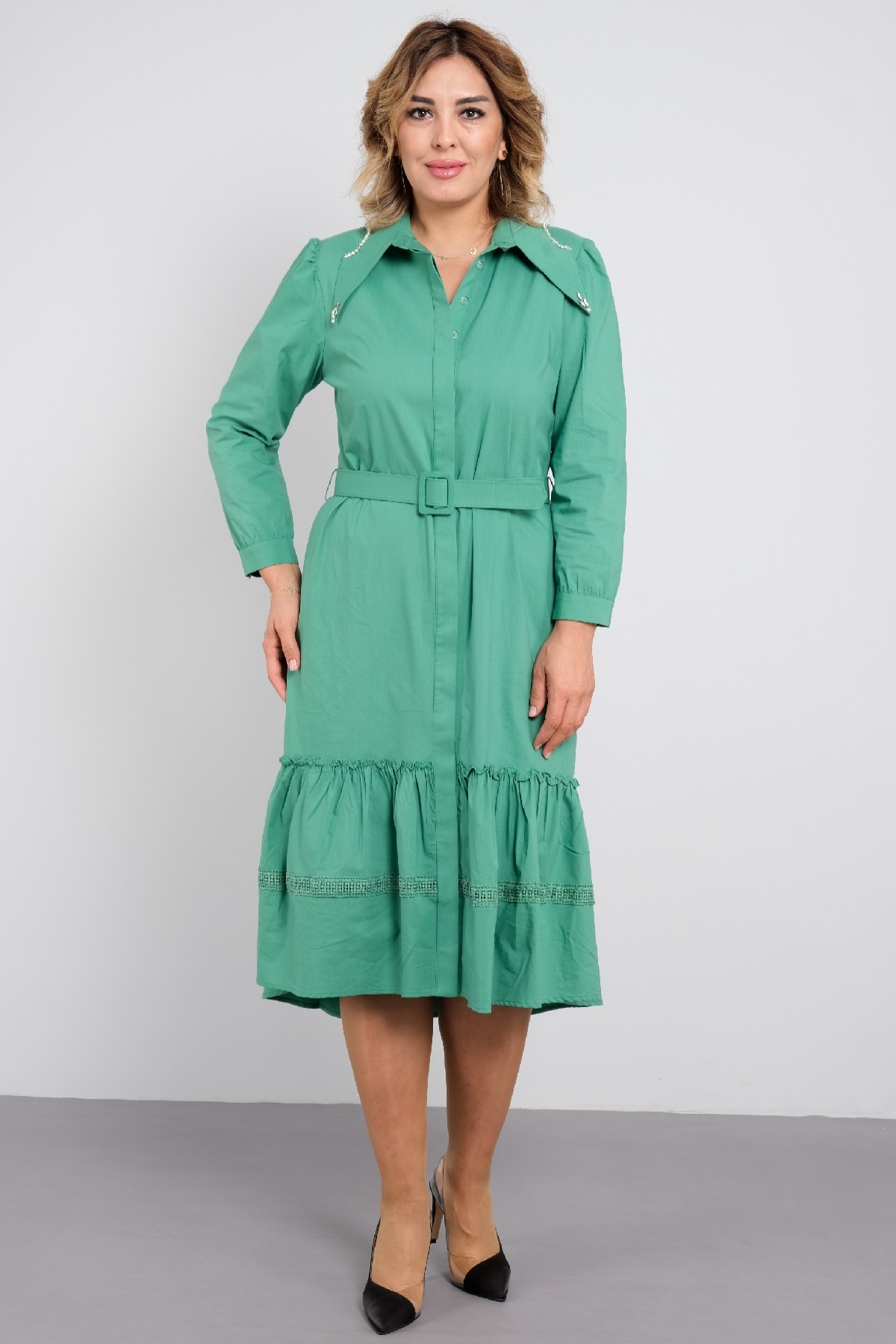 Casual Dresses-Green