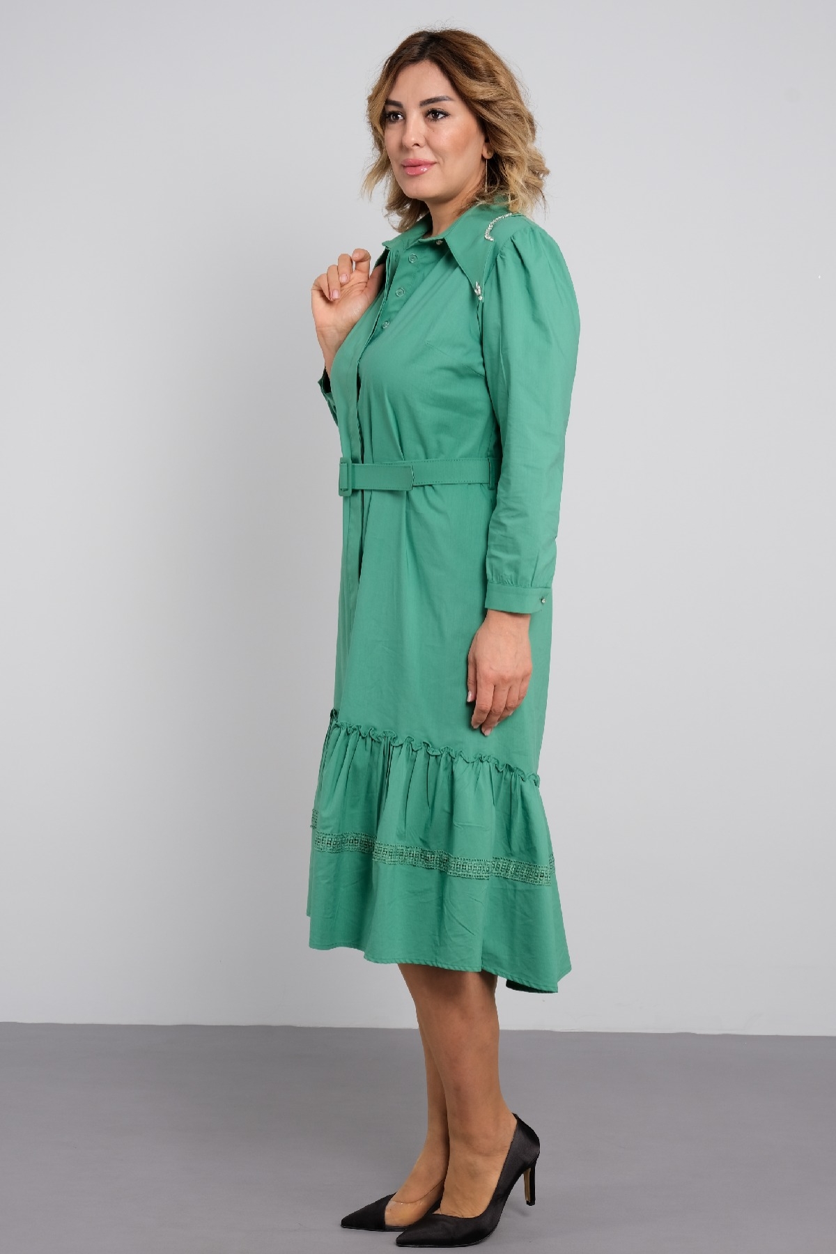 Casual Dresses-Green