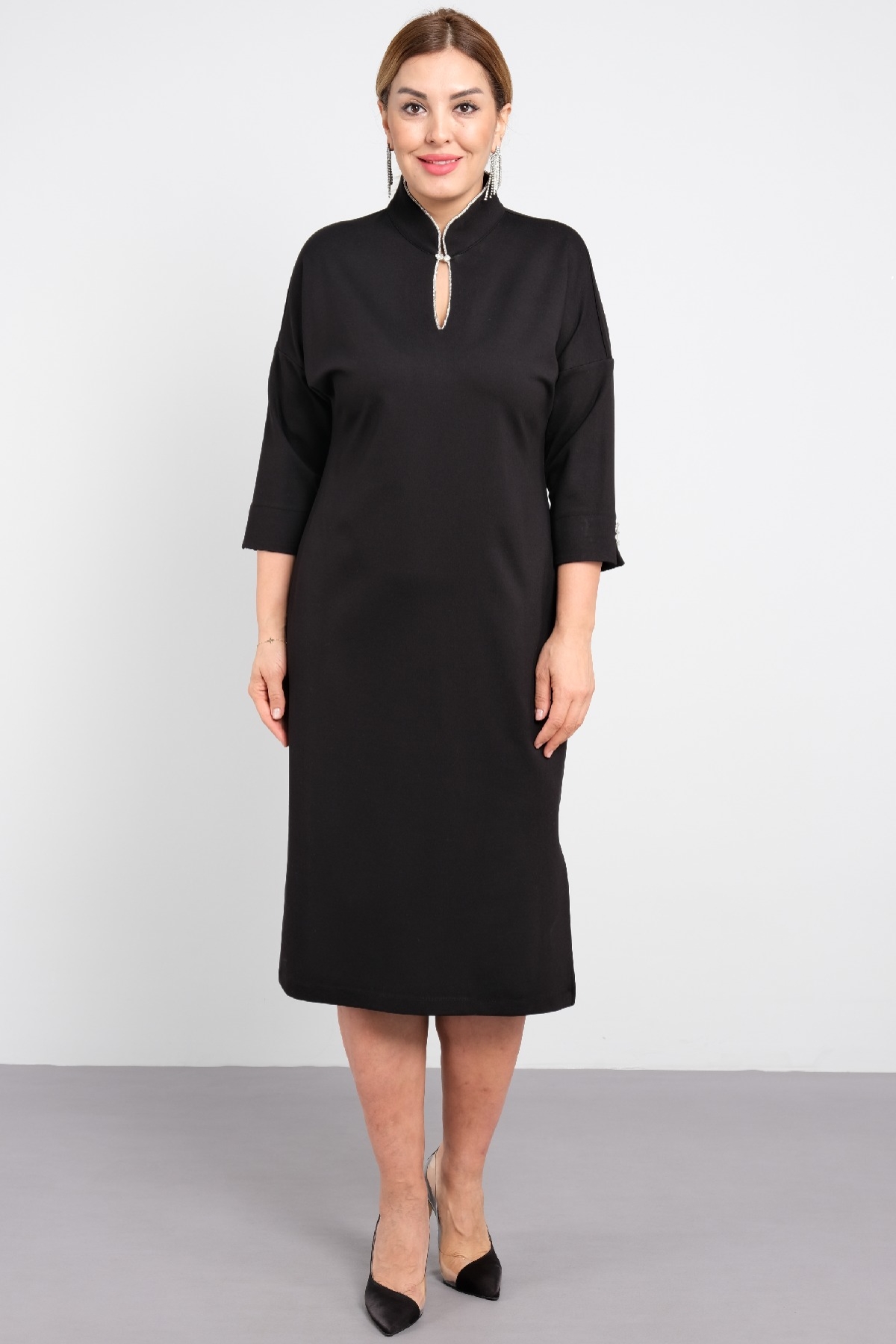 Casual Dresses-Black