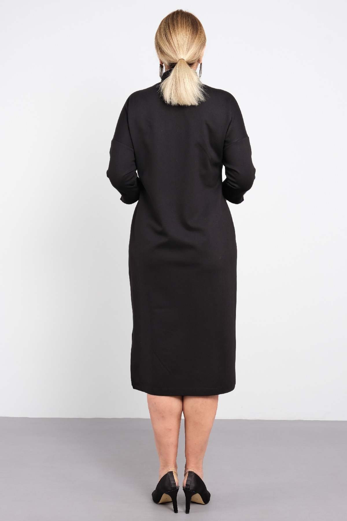 Casual Dresses-Black