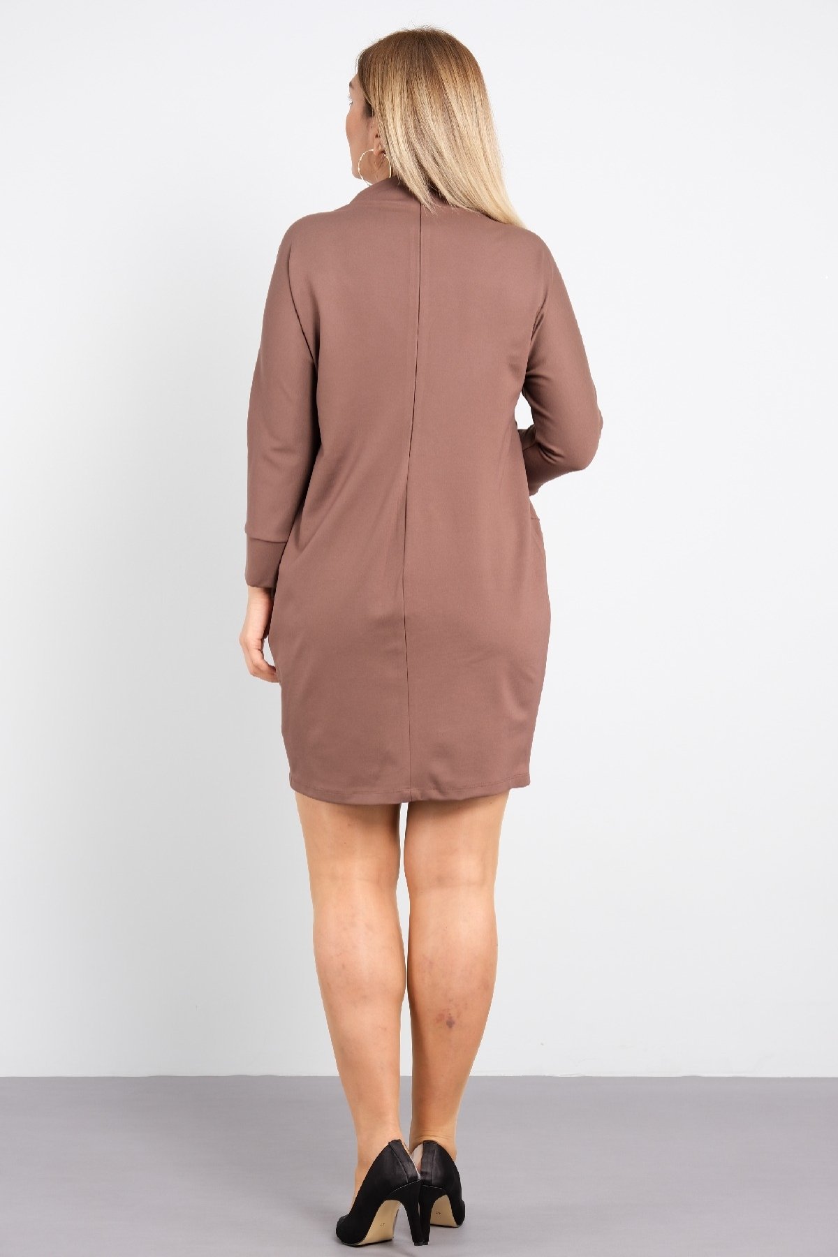 Casual Dresses-Brown