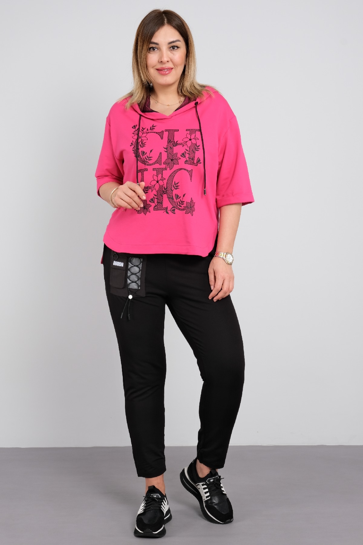Two-Piece Suit-Fuchsia