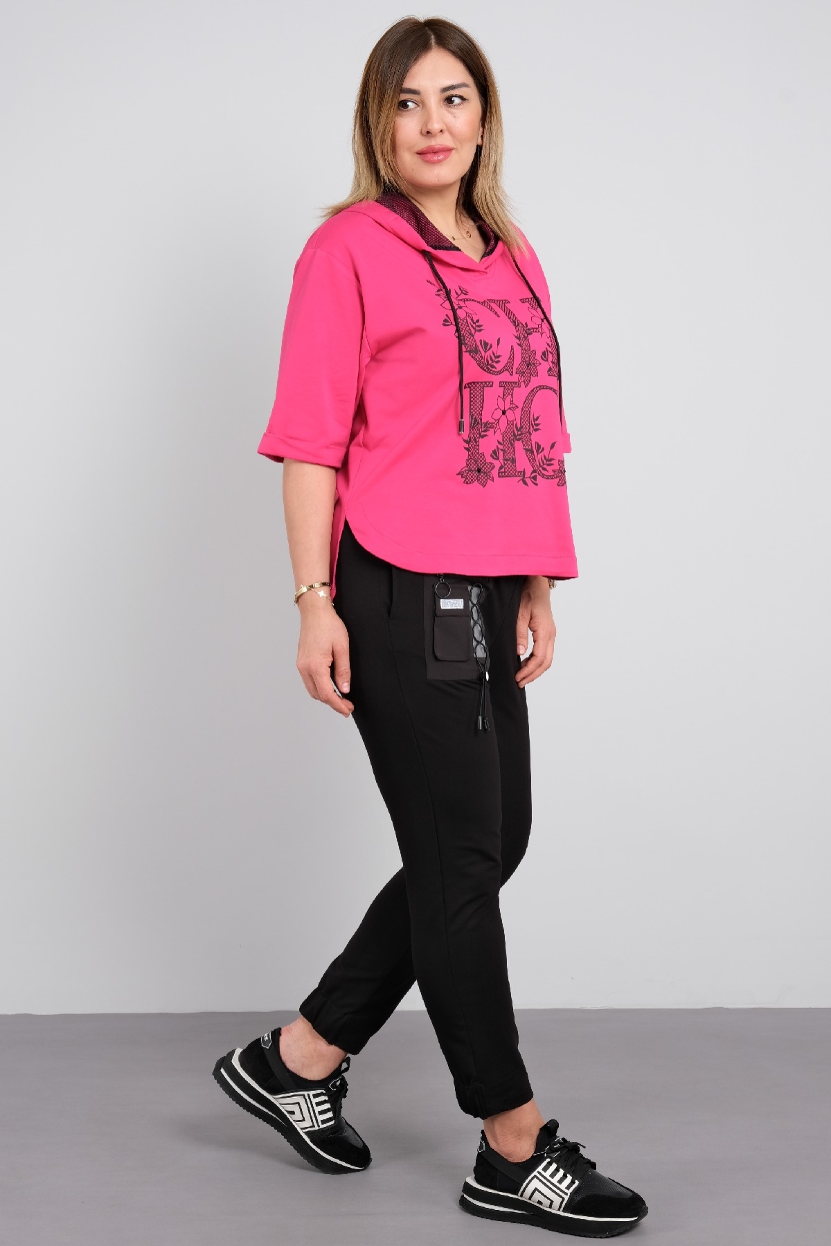 Two-Piece Suit-Fuchsia