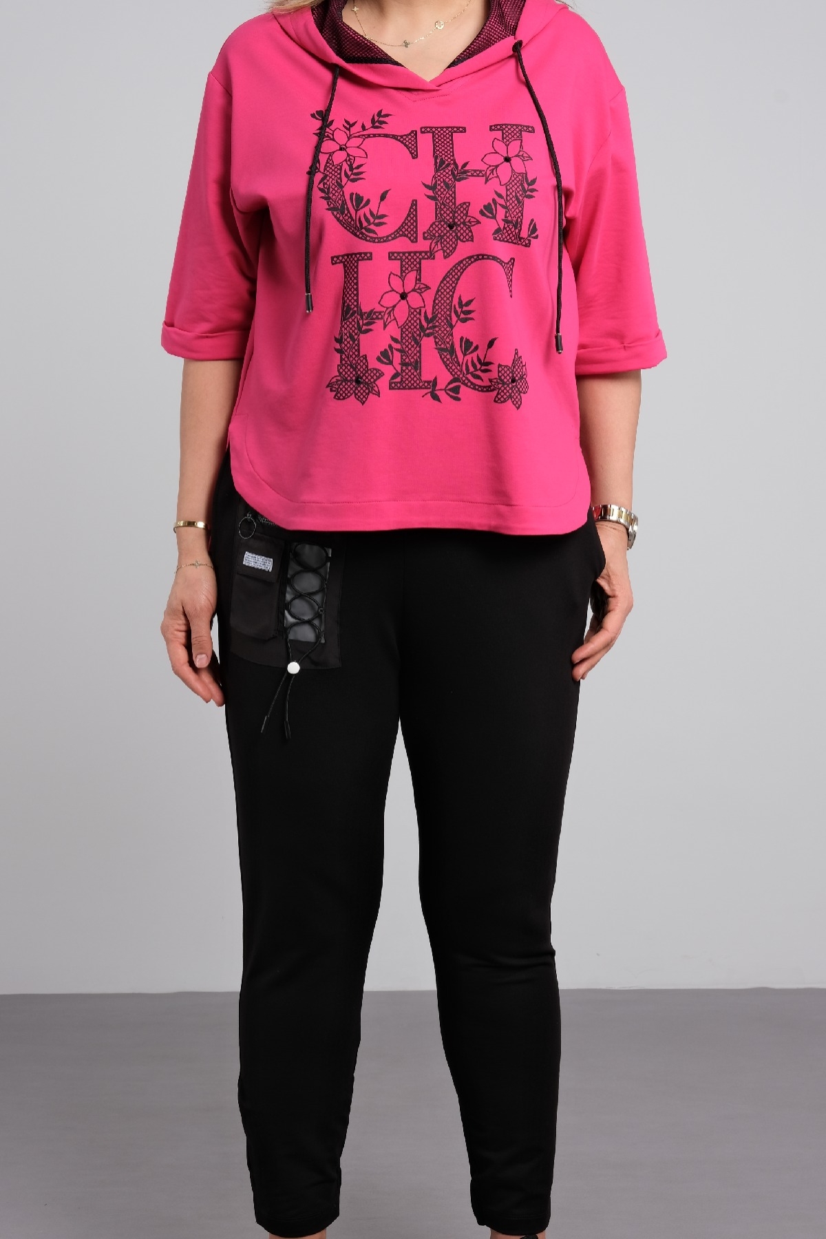 Two-Piece Suit-Fuchsia