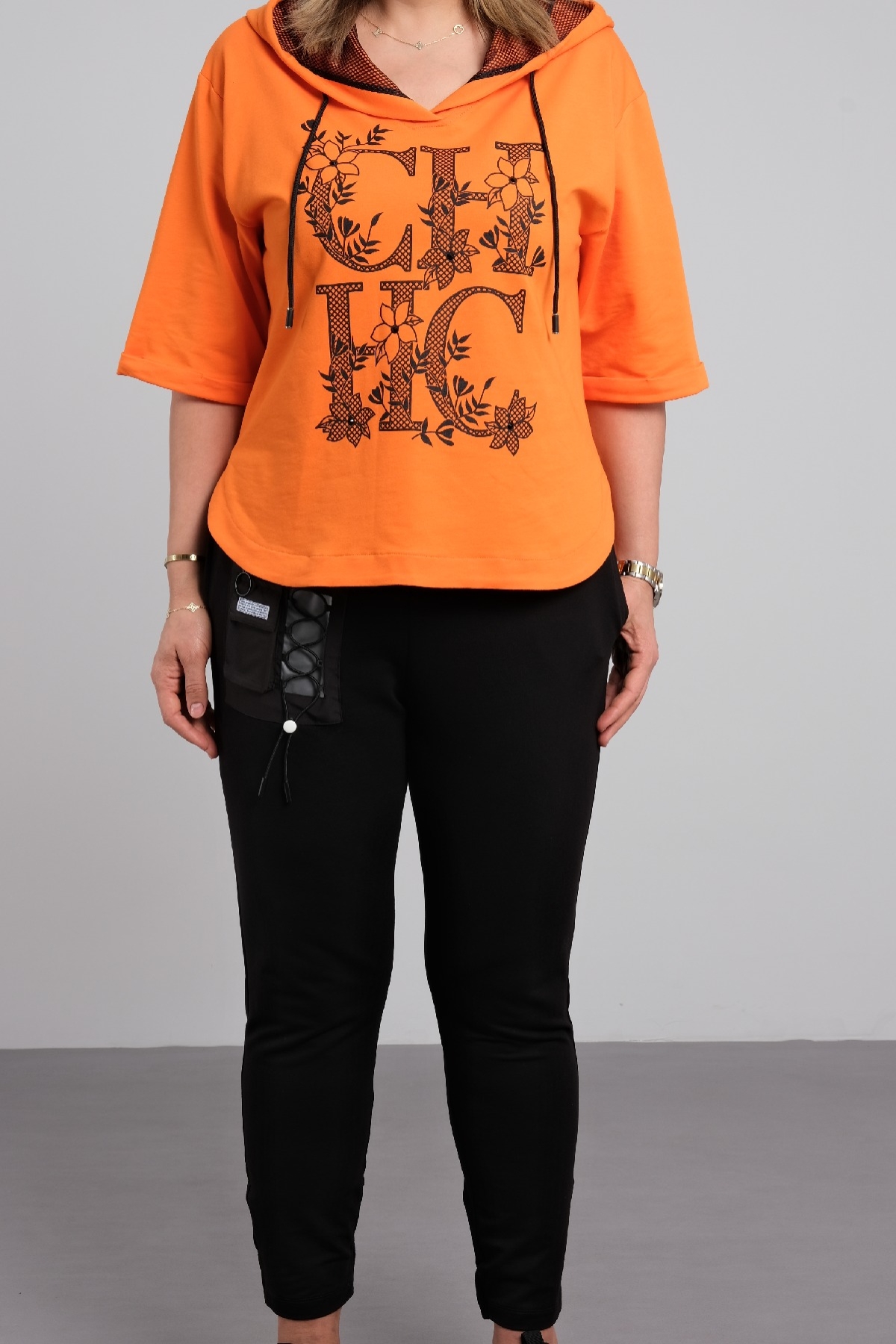 Two-Piece Suit-Orange