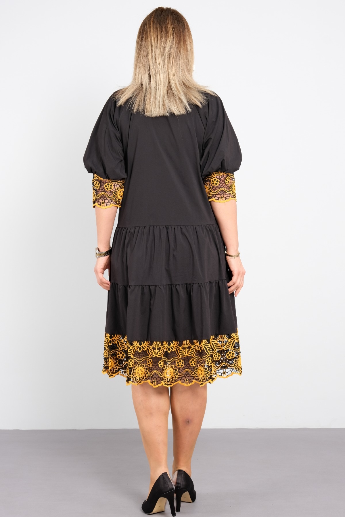 Casual Dresses-Yellow