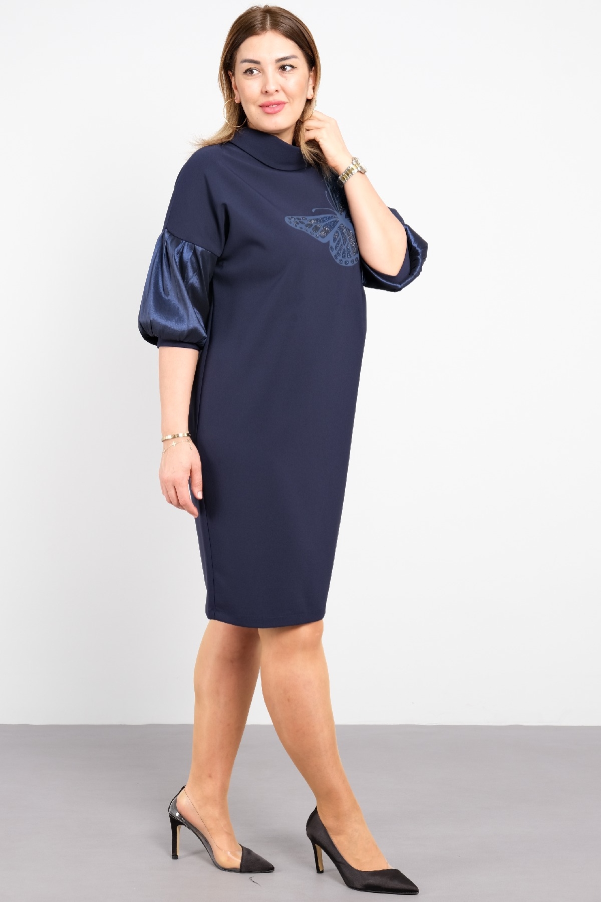 Casual Dresses-Dark Blue
