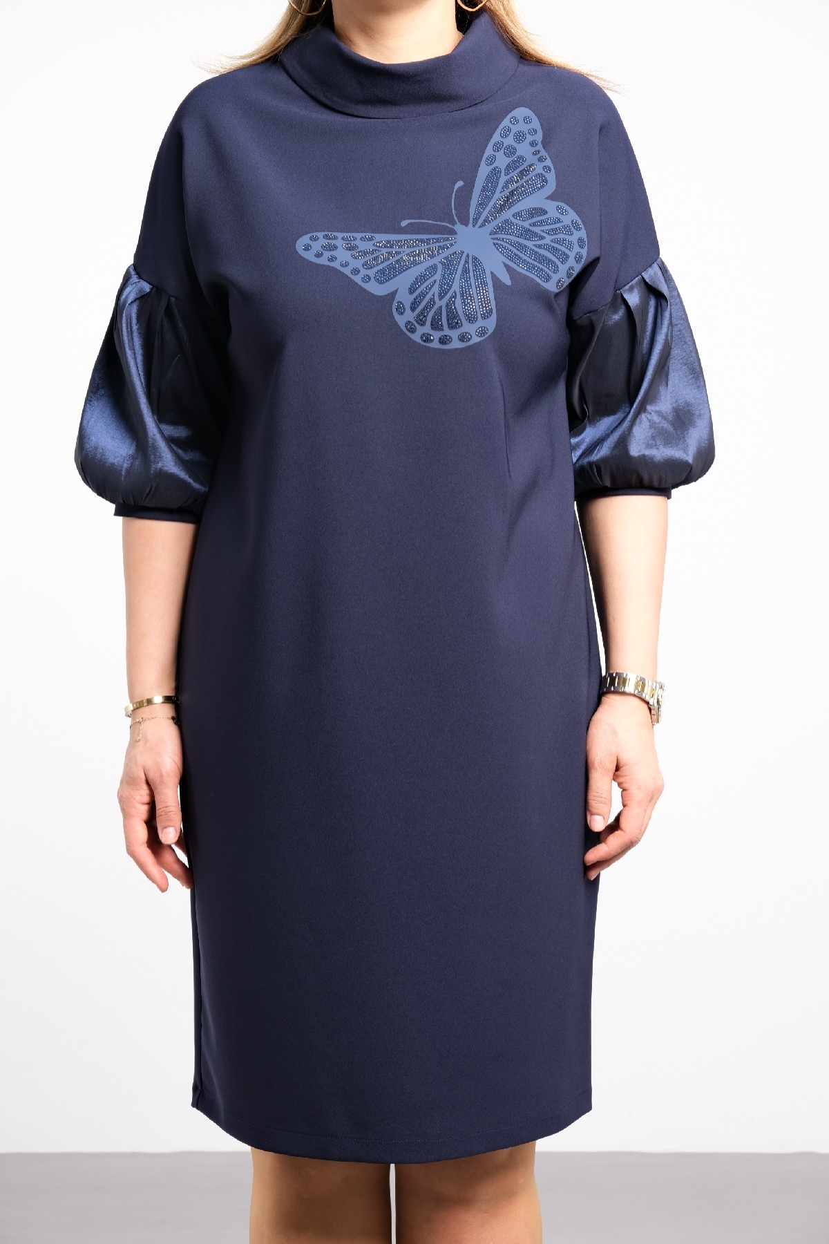 Casual Dresses-Dark Blue