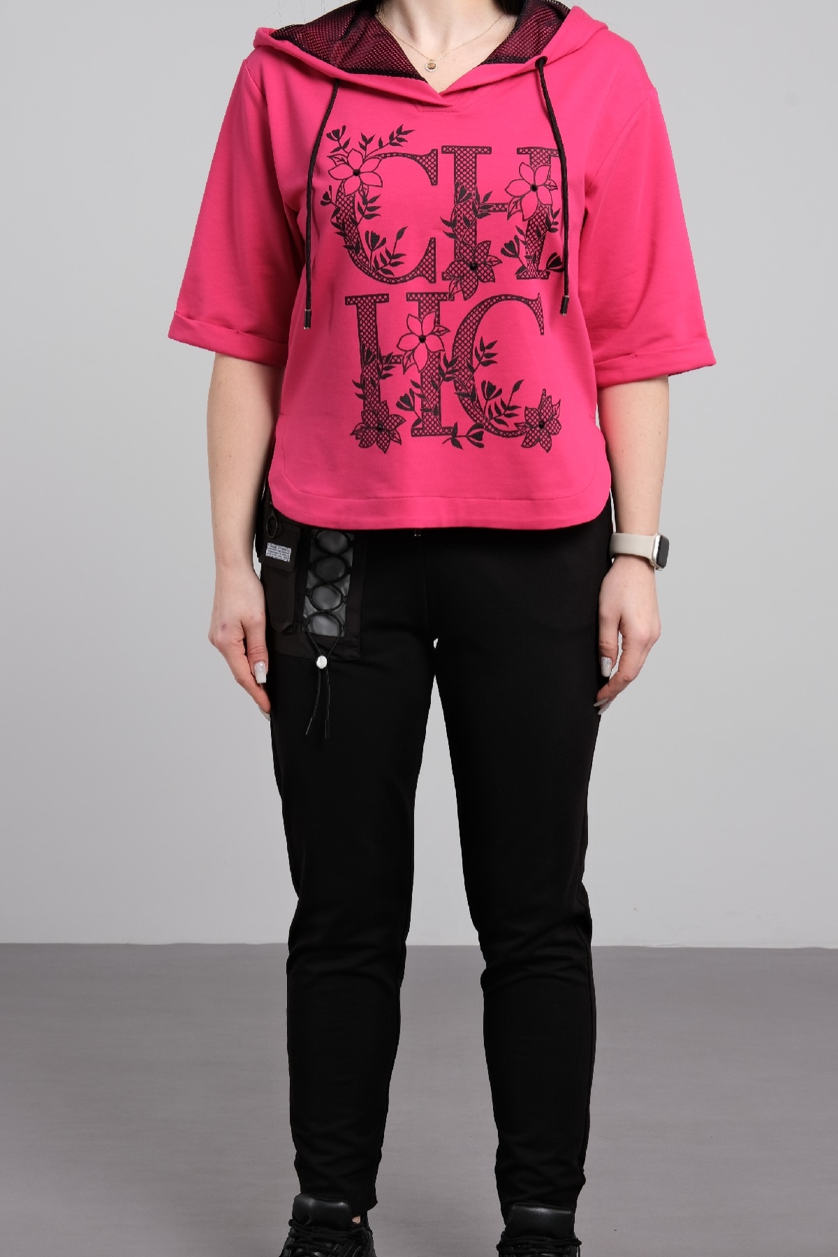 Two-Piece Suit-Fuchsia