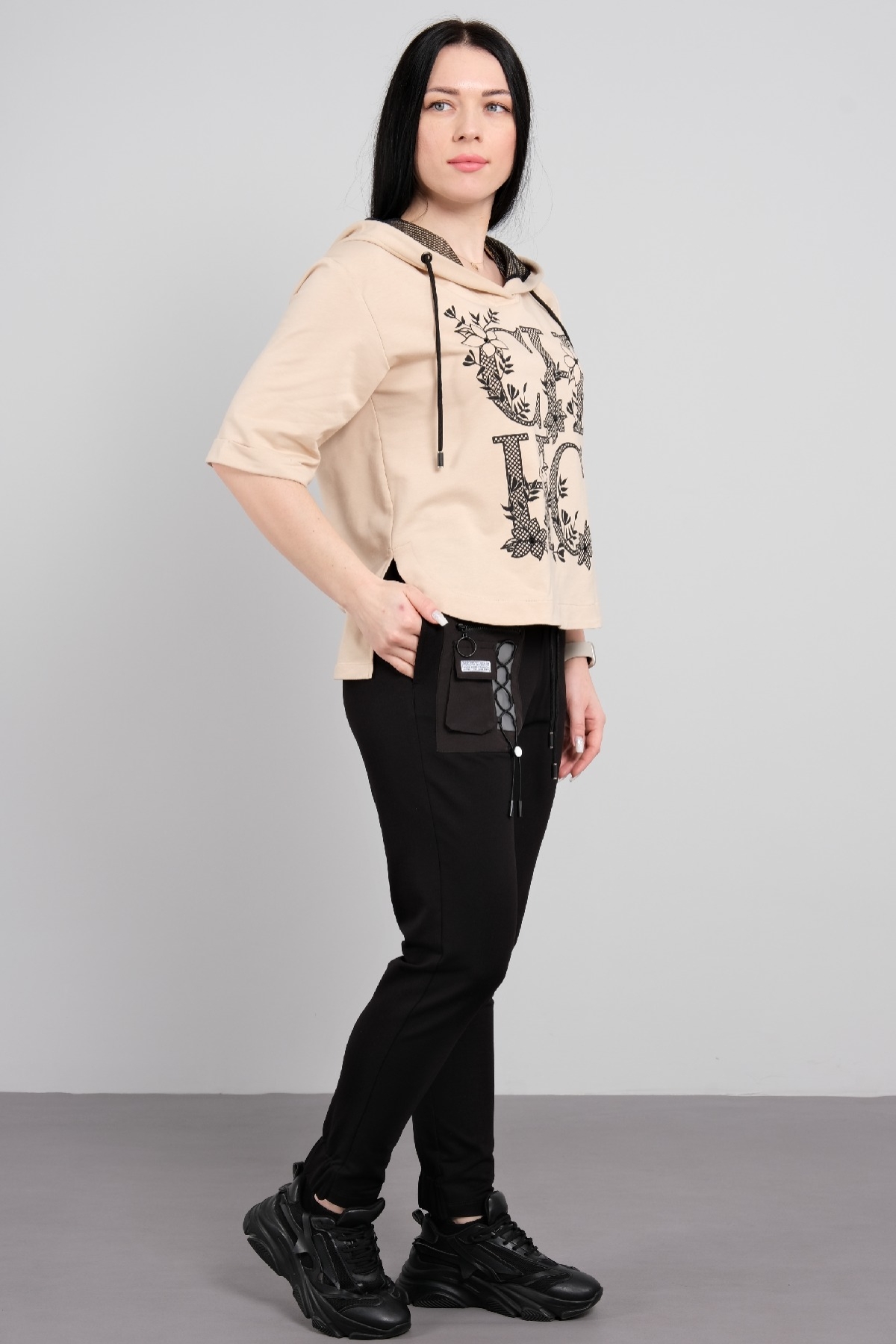 Two-Piece Suit-Beige