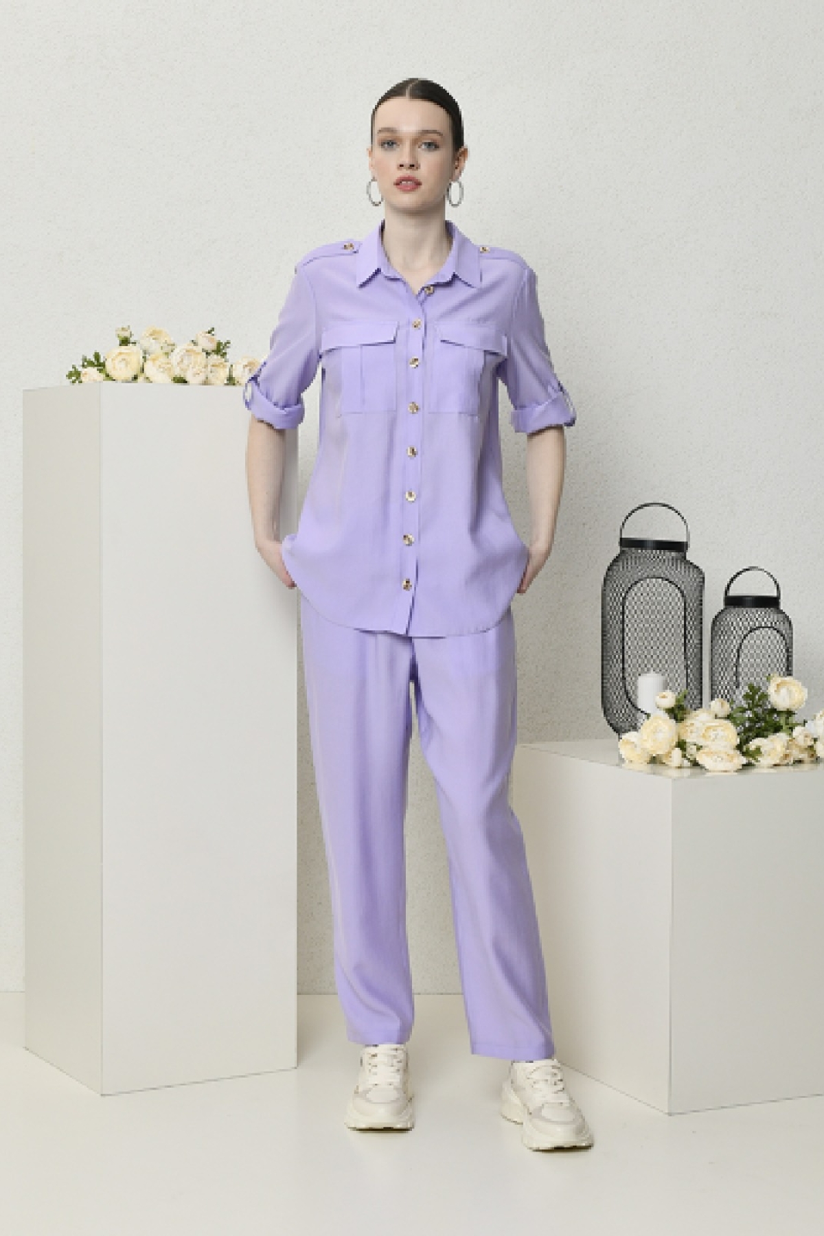 Two-Piece Suit-Purple