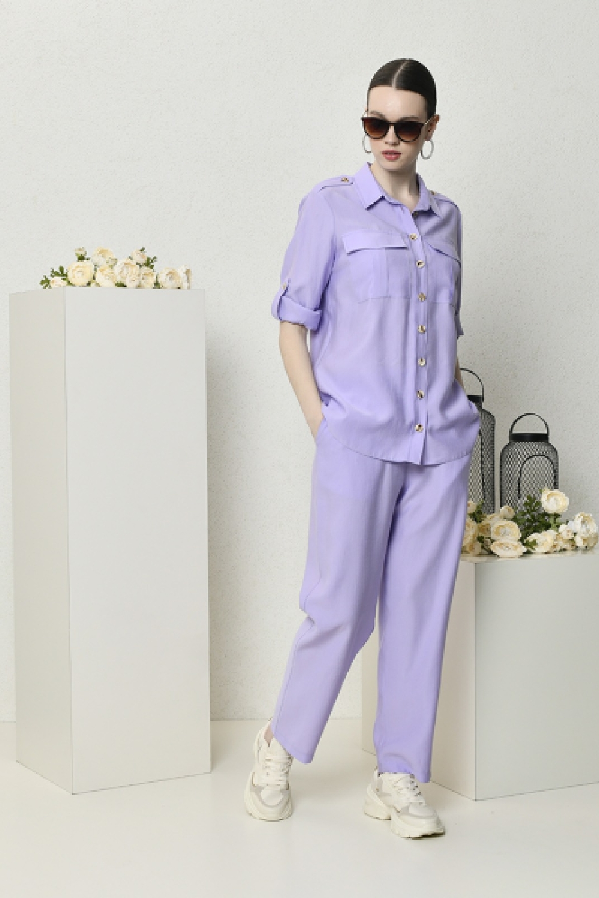Two-Piece Suit-Purple