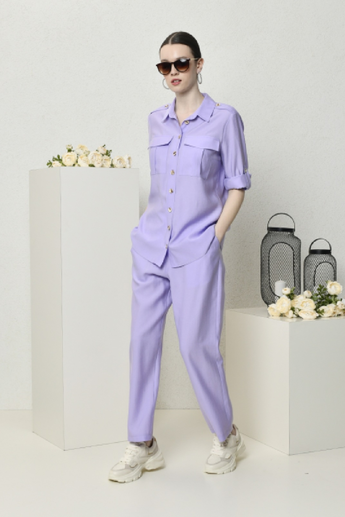 Two-Piece Suit-Purple