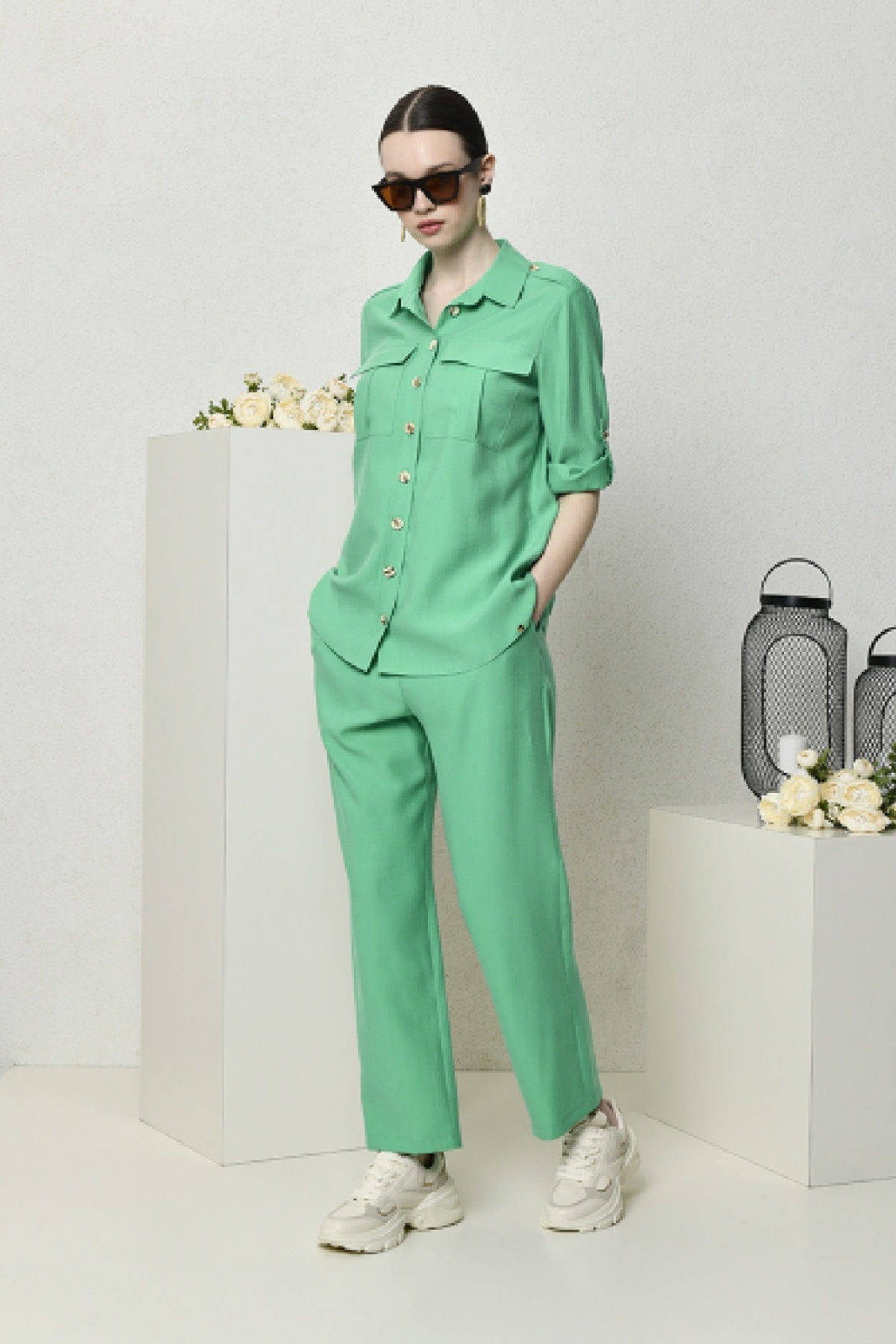 Two-Piece Suit-Green