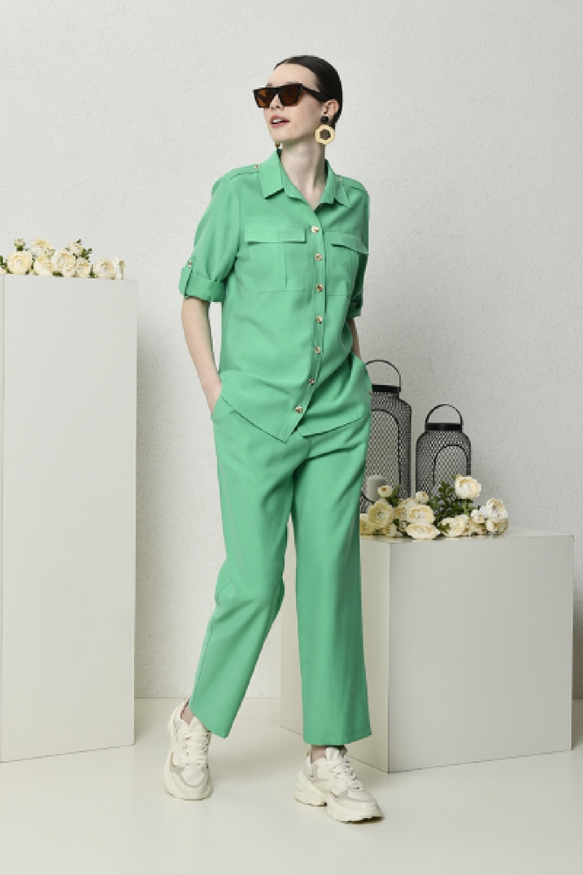 Two-Piece Suit-Green