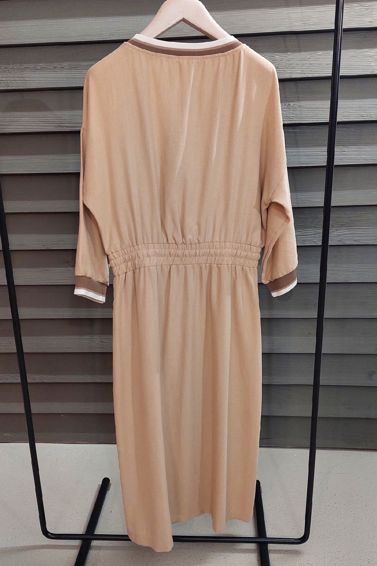 Casual Dresses-Beige