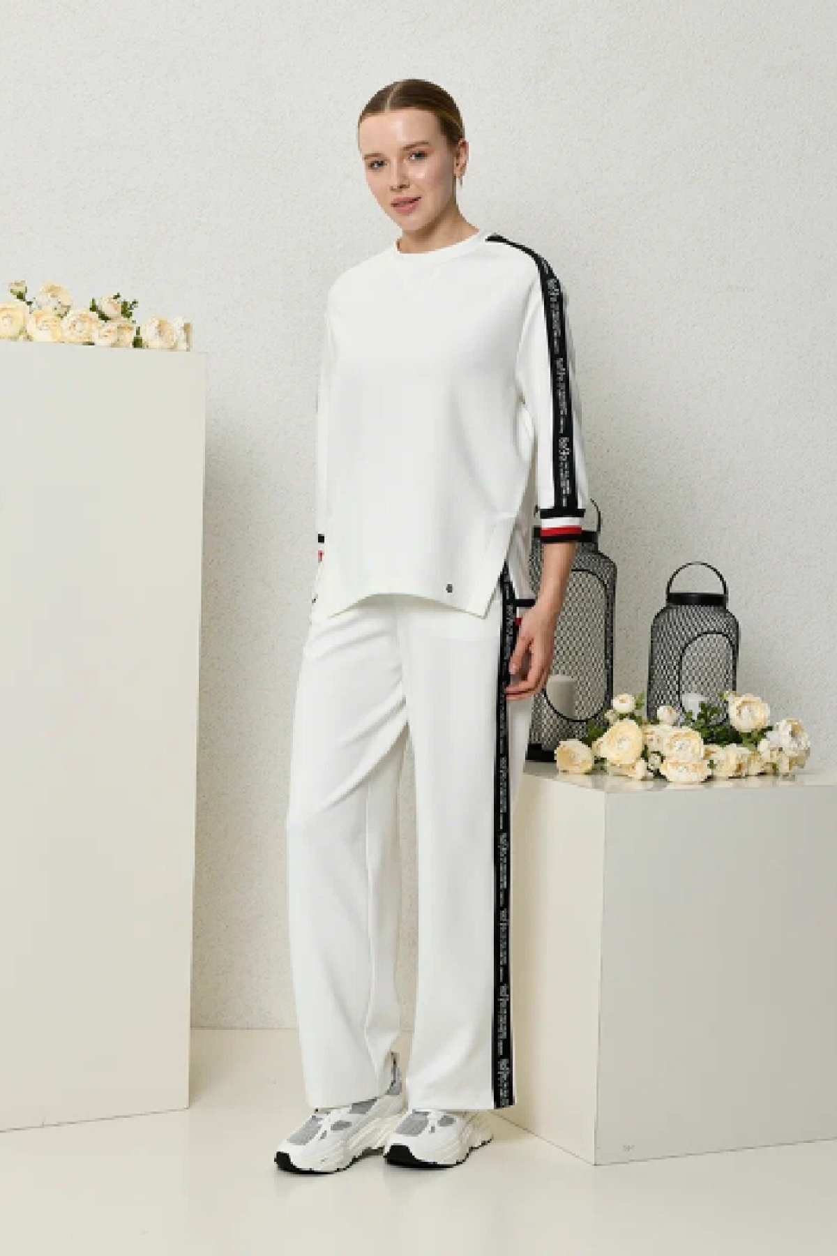 Two-Piece Suit-White