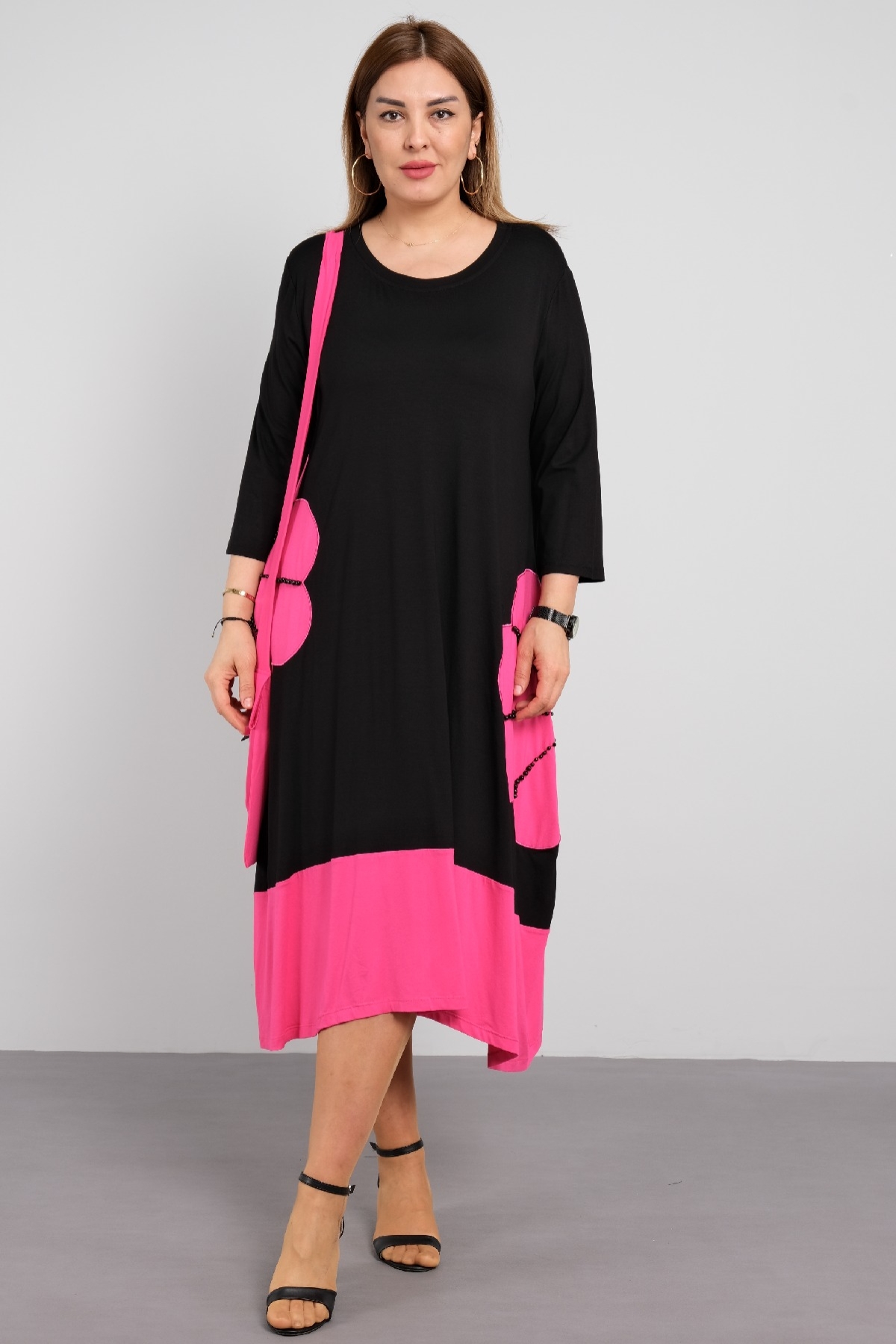 Casual Dresses-Fuchsia