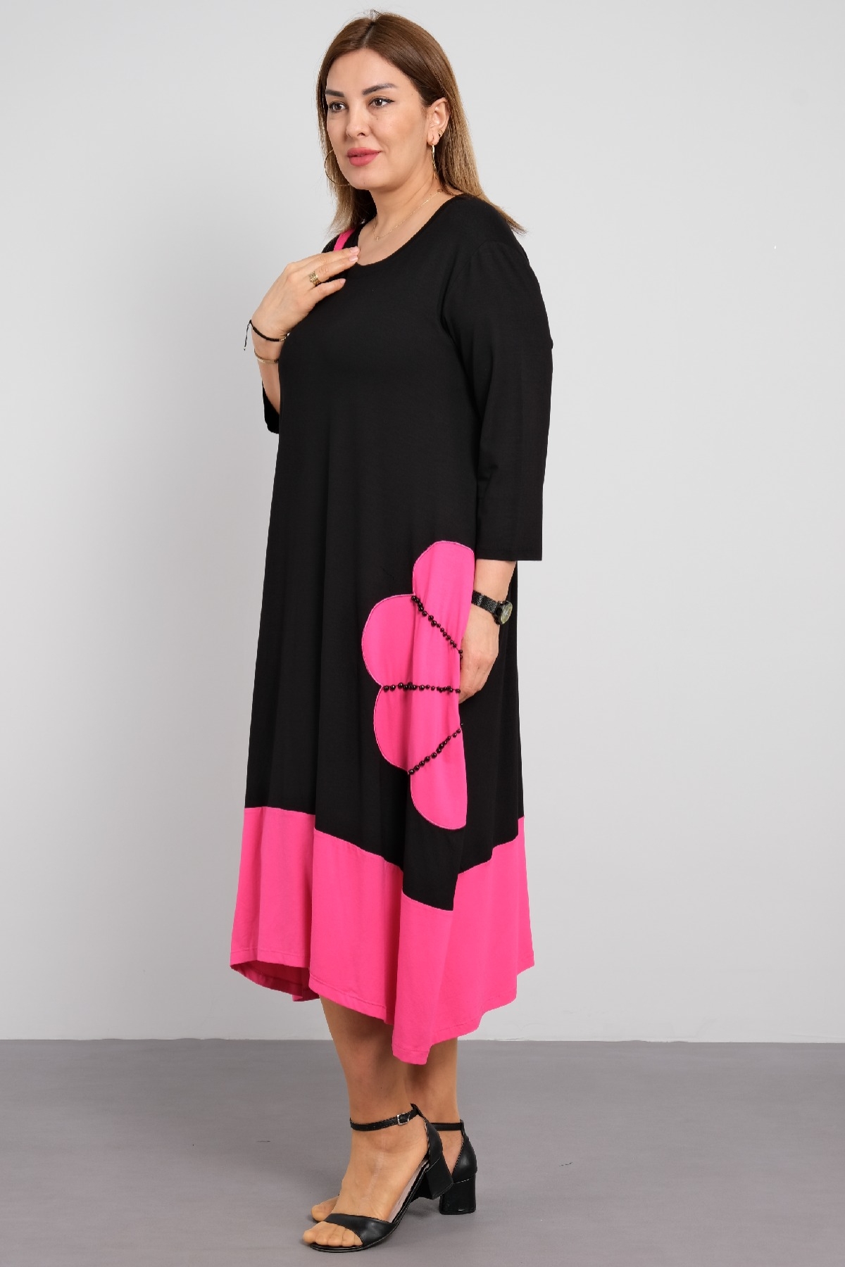 Casual Dresses-Fuchsia
