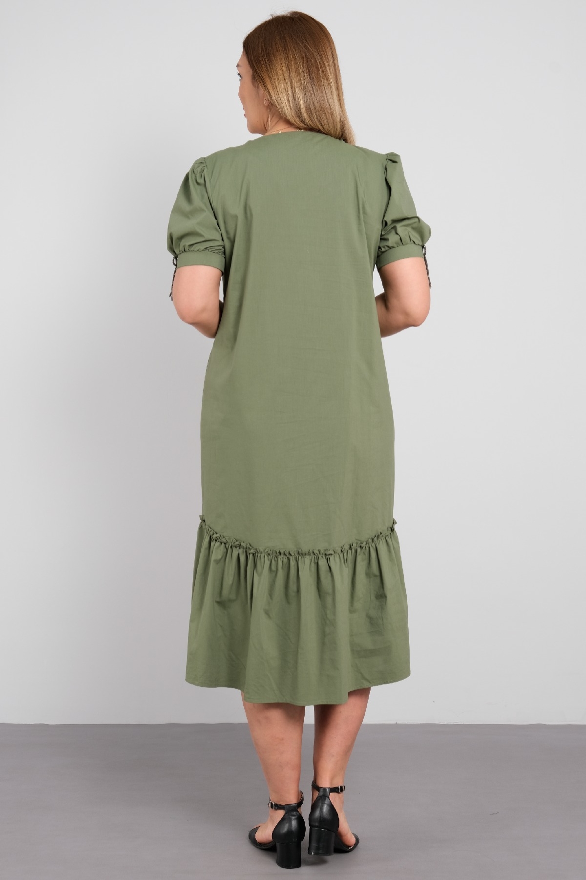 Casual Dresses-Khaki