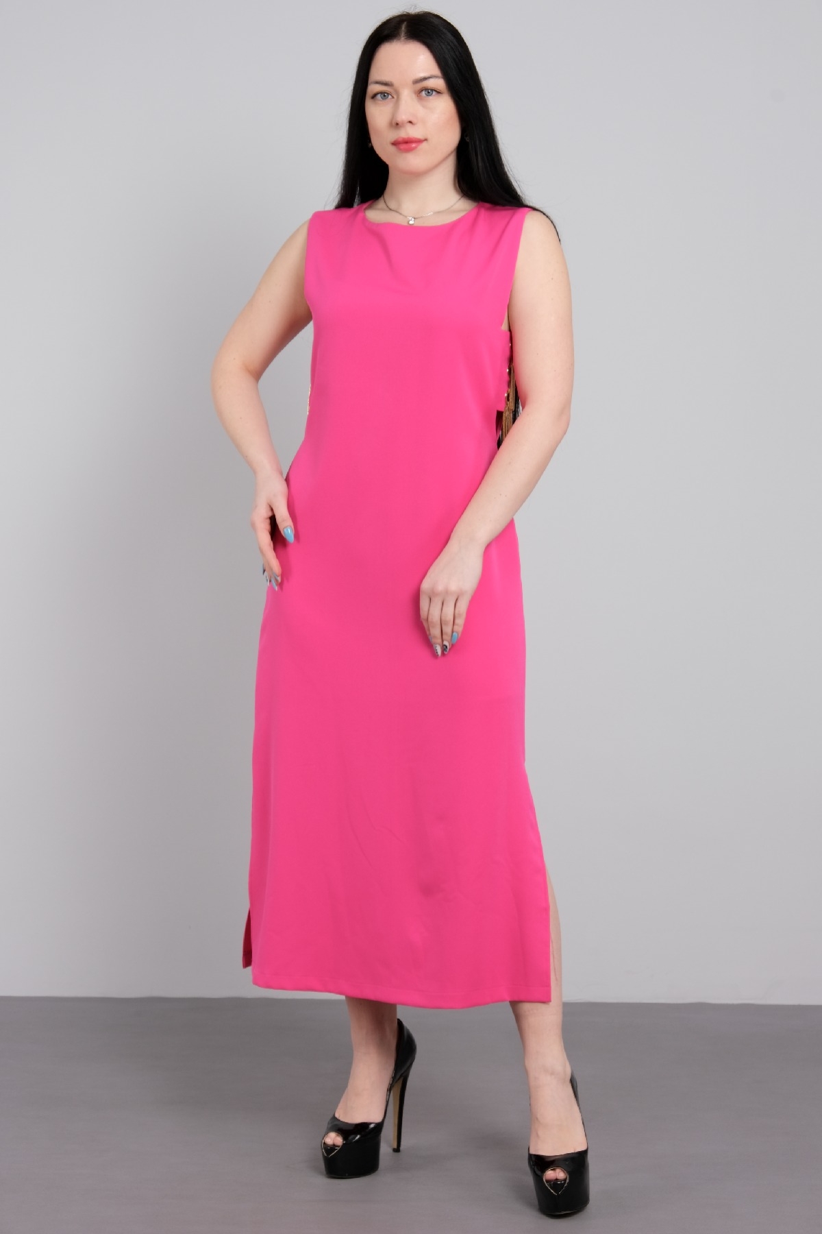 Casual Dresses-Fuchsia