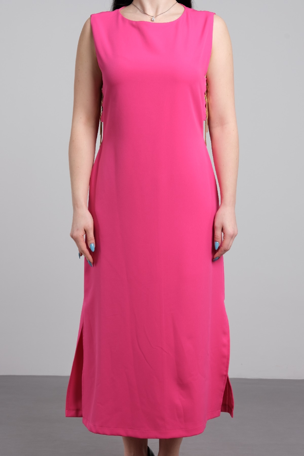 Casual Dresses-Fuchsia