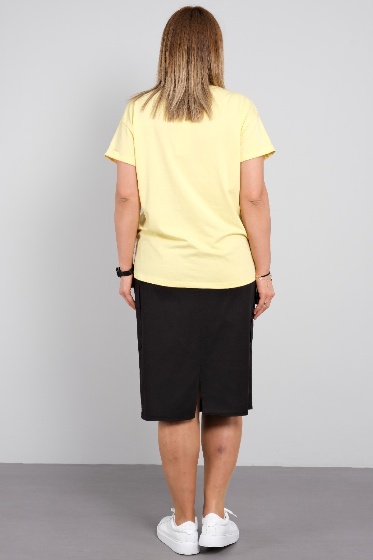 Two-Piece Suit-YELLOW - BLACK