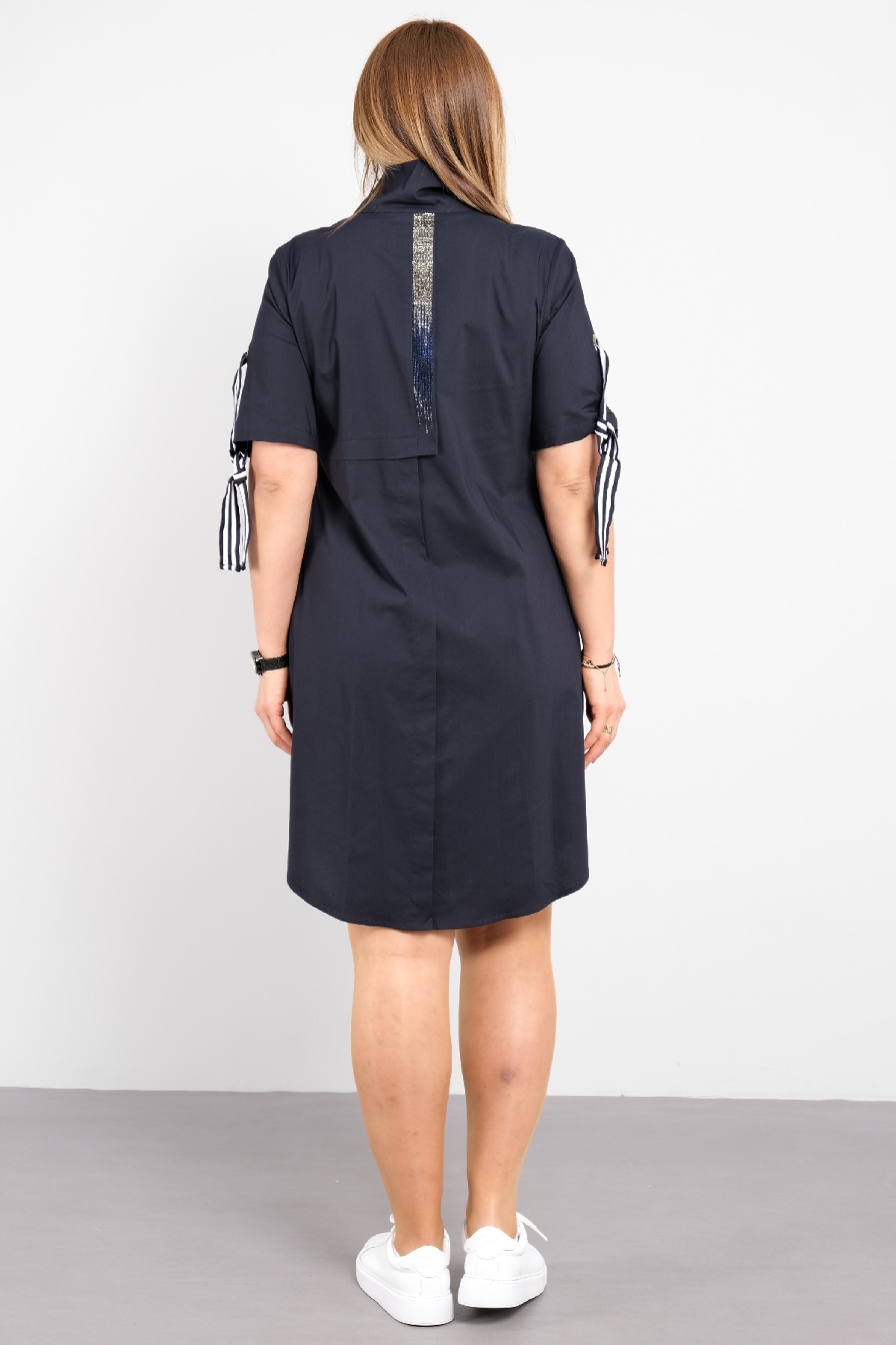 Casual Dresses-Dark Blue