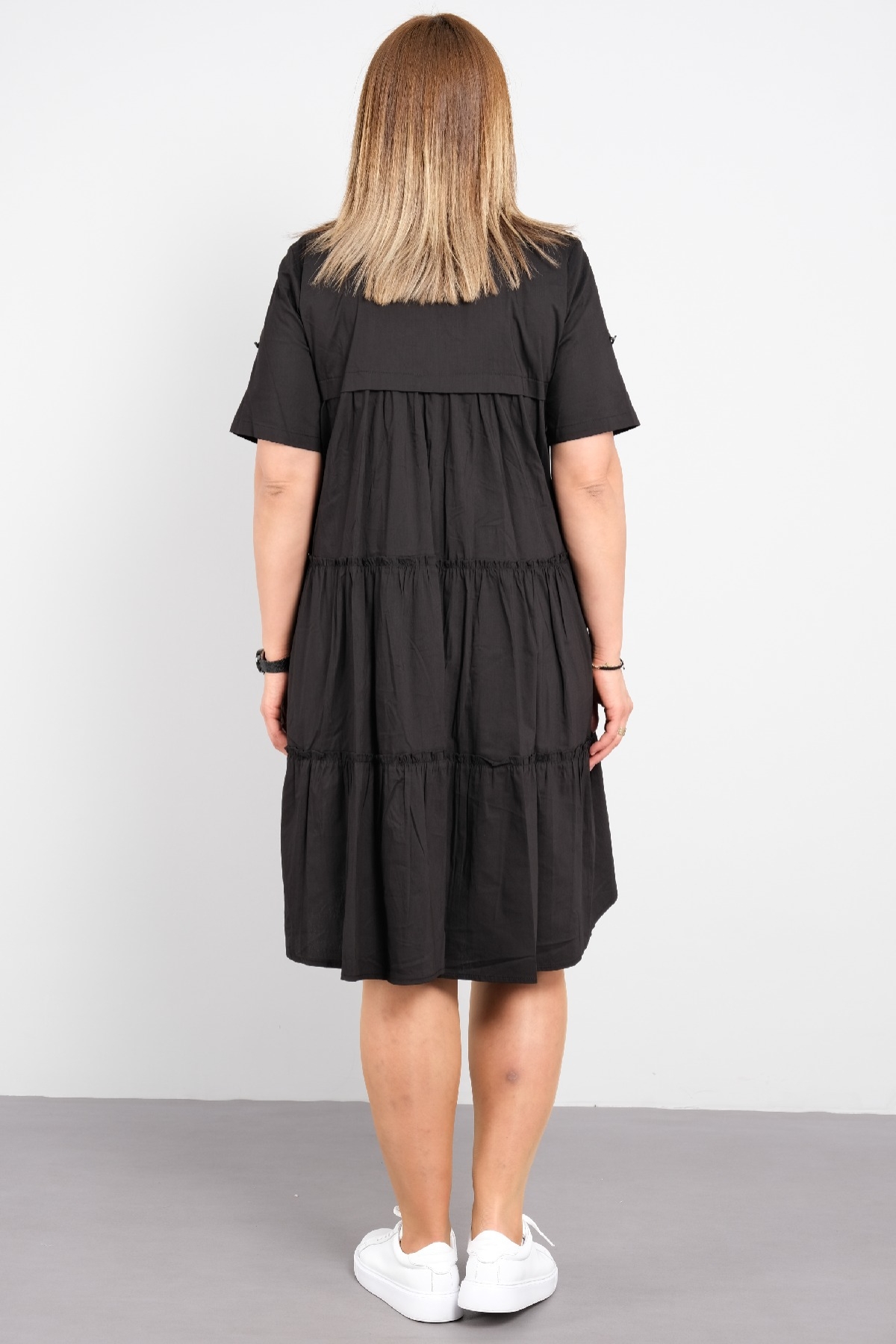 Casual Dresses-Black