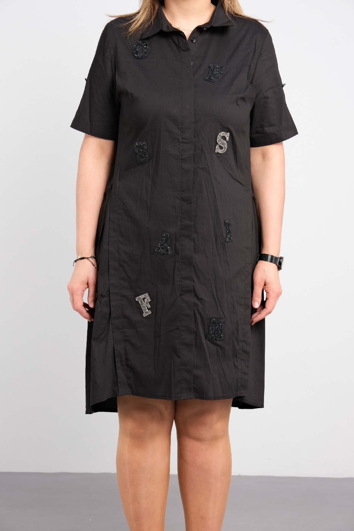 Casual Dresses-Black