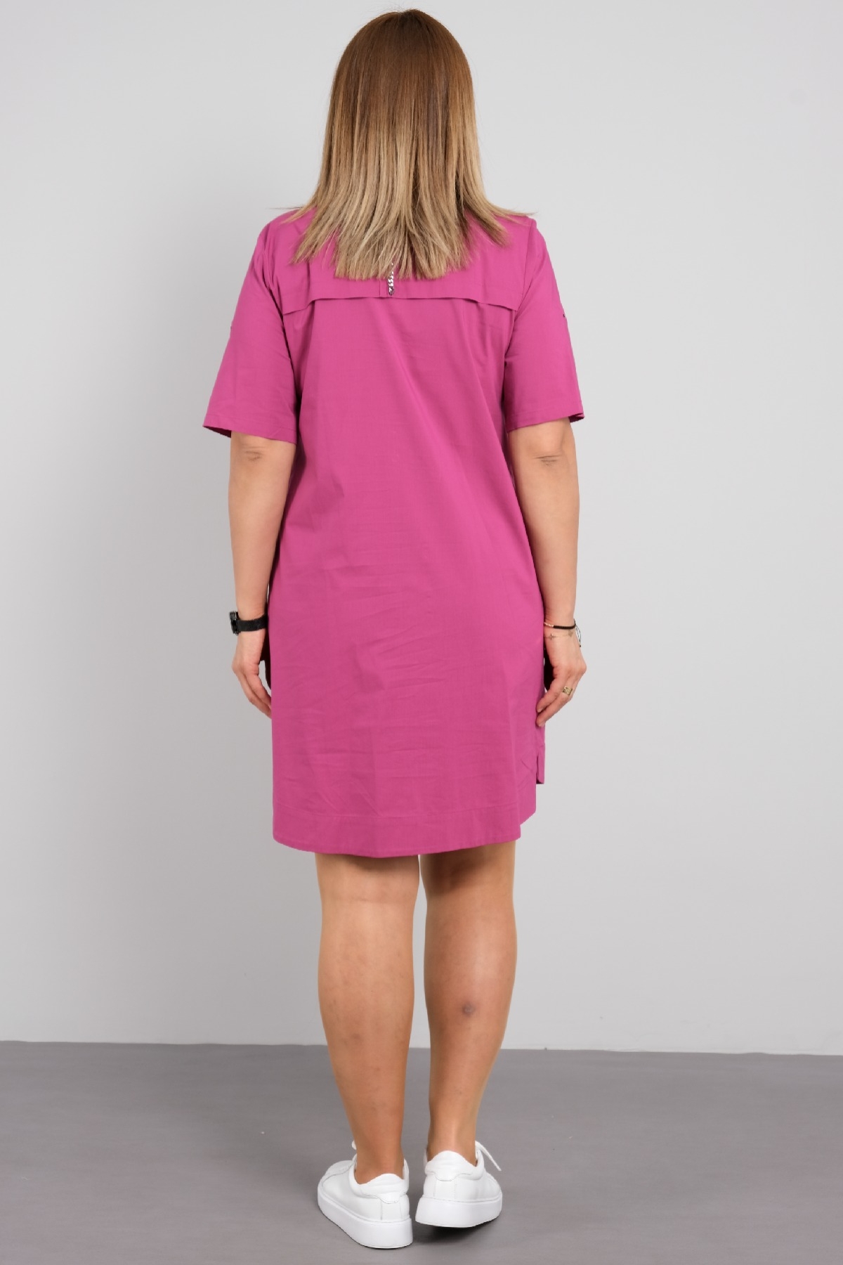 Casual Dresses-Fuchsia