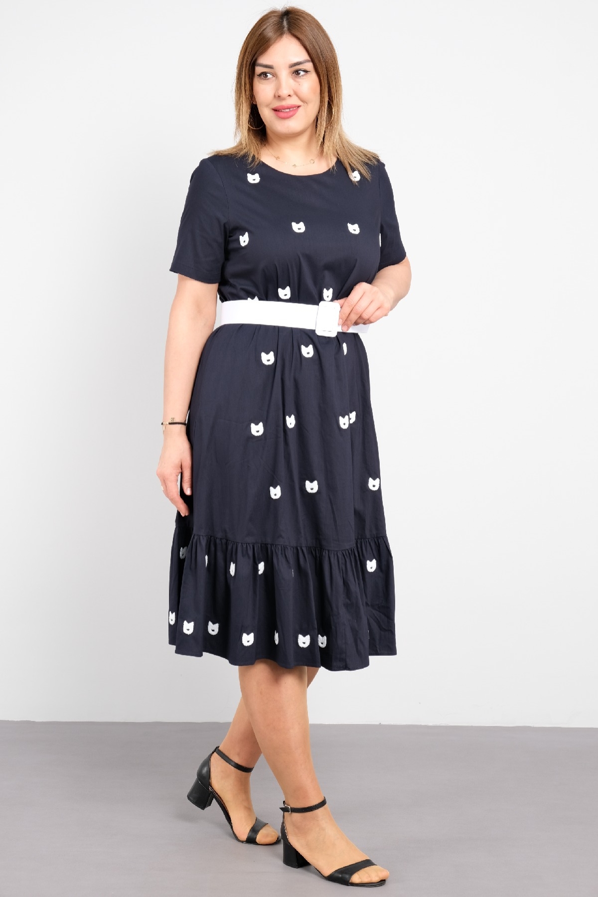 Casual Dresses-Dark Blue