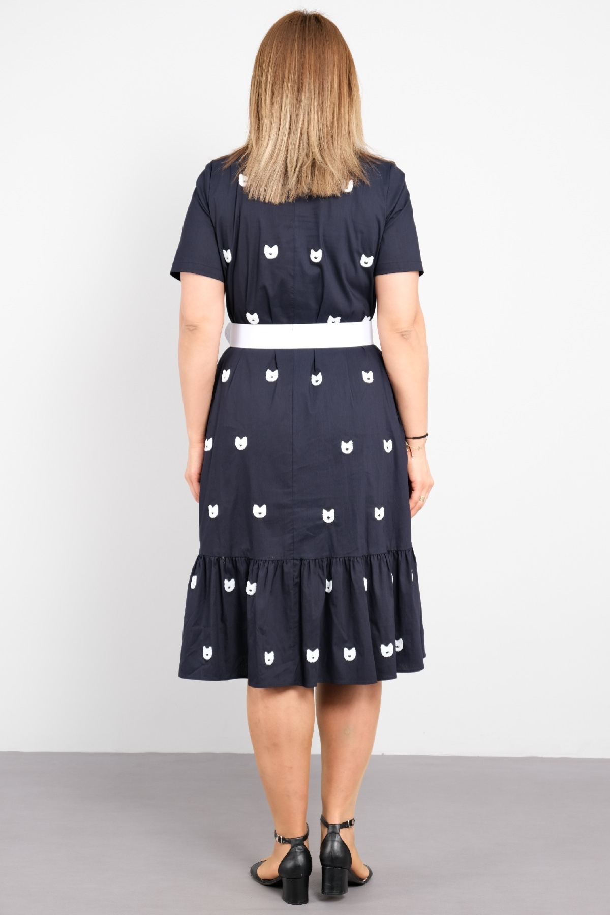 Casual Dresses-Dark Blue