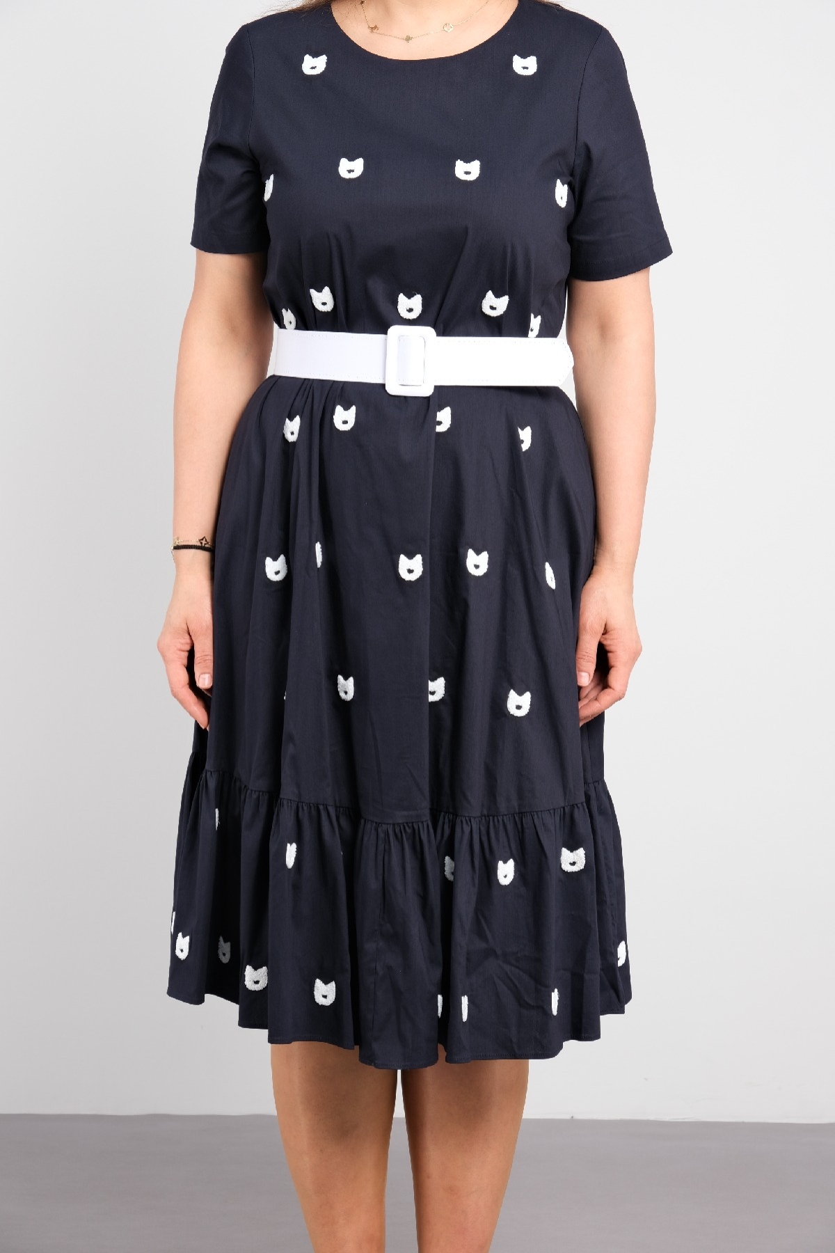 Casual Dresses-Dark Blue