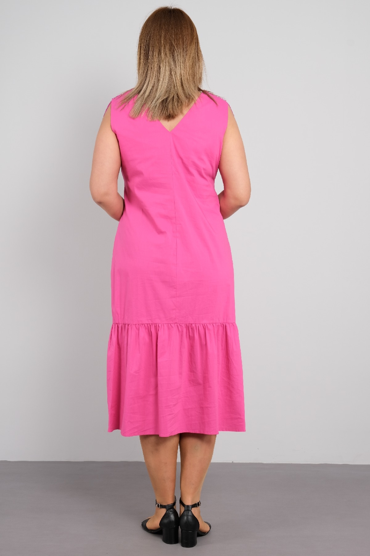 Casual Dresses-Fuchsia